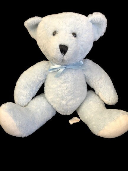 Light Blue Bear. Kelly toy. Sitting. Fully Restored 9”