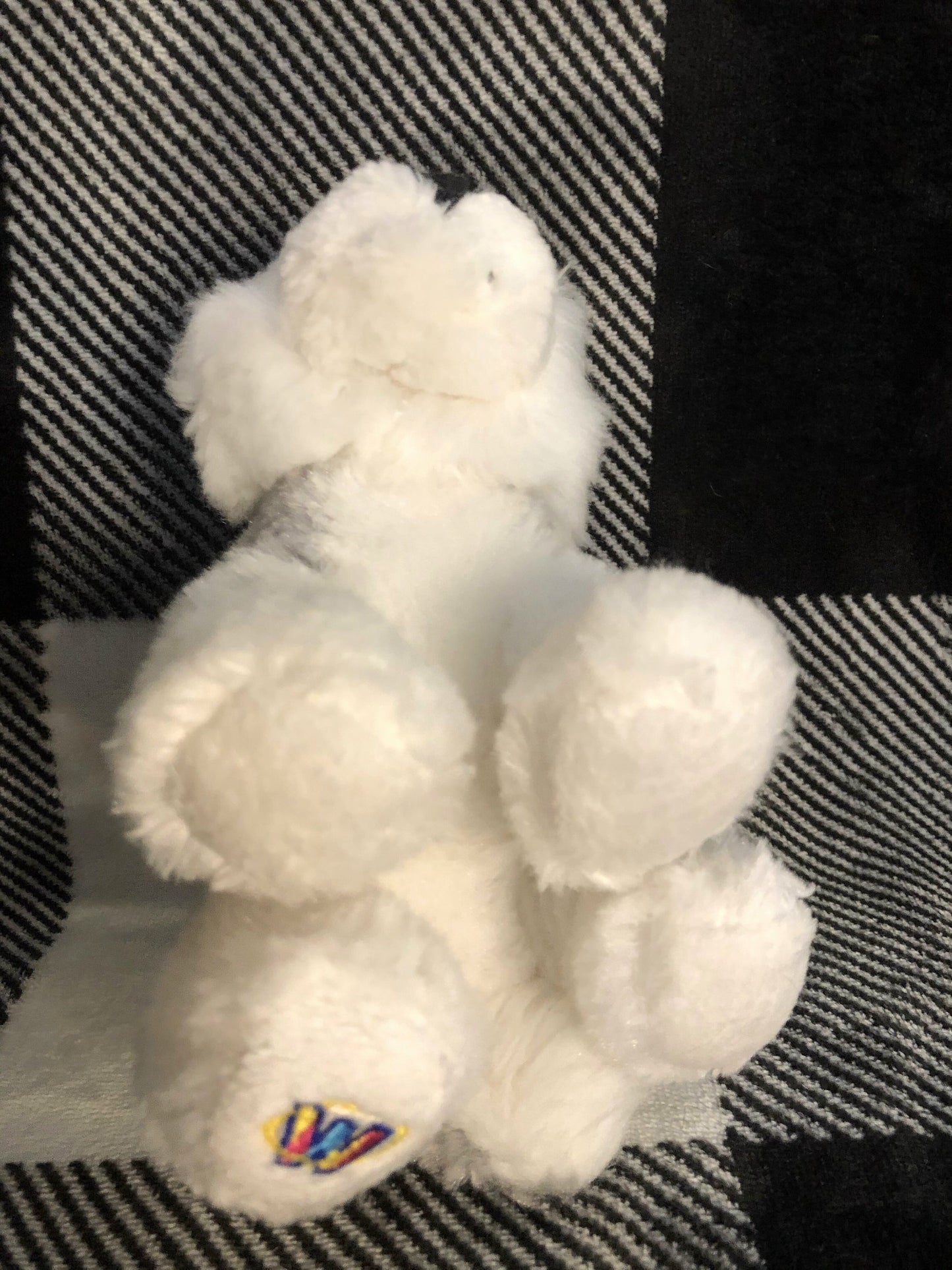 Webkinz Gray and White Lil Kinz Husky Dog Plush Stuffed Animal. No Code