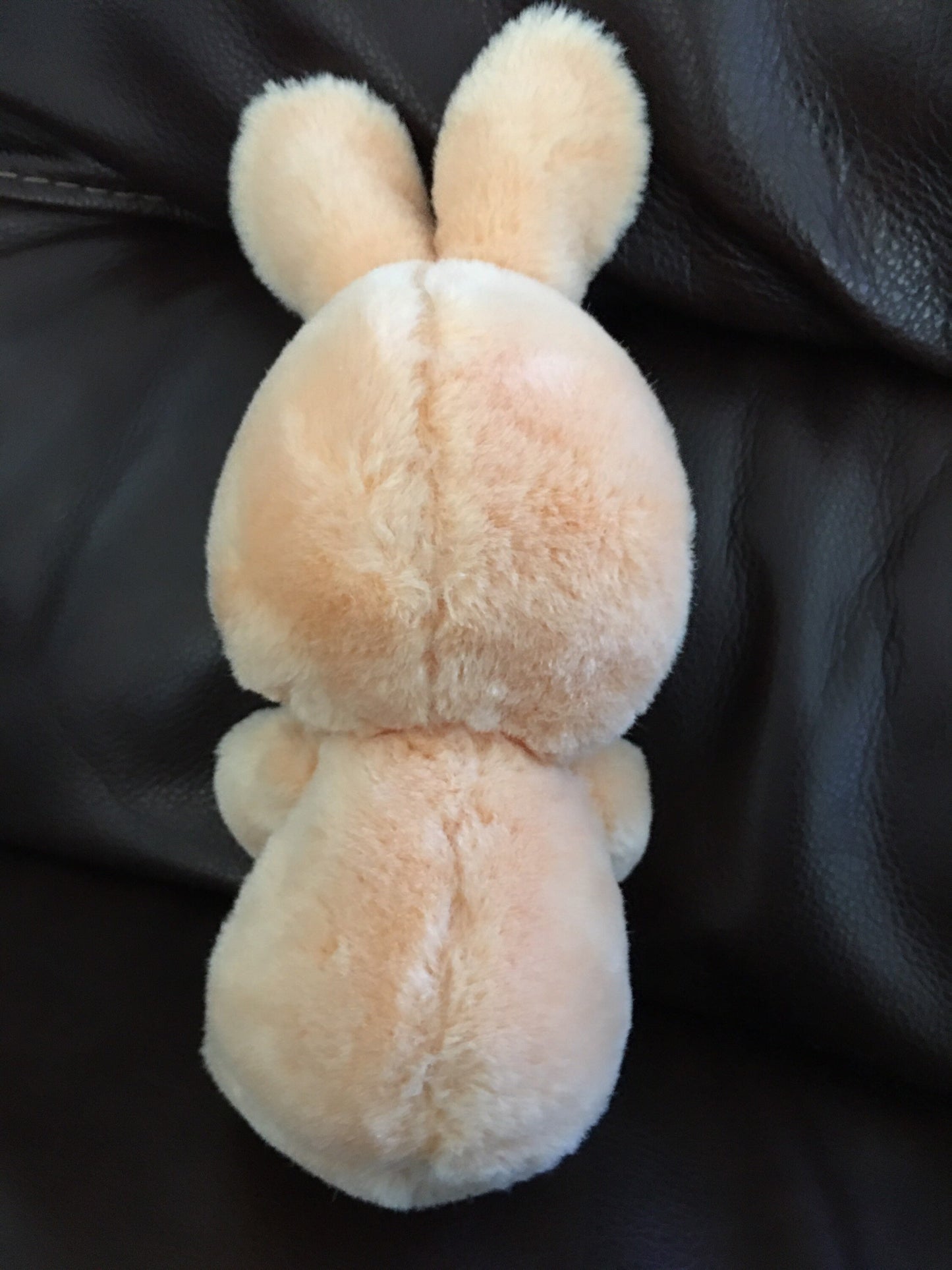 Orange vintage bunny rabbit 12” standing. 15” to ears
