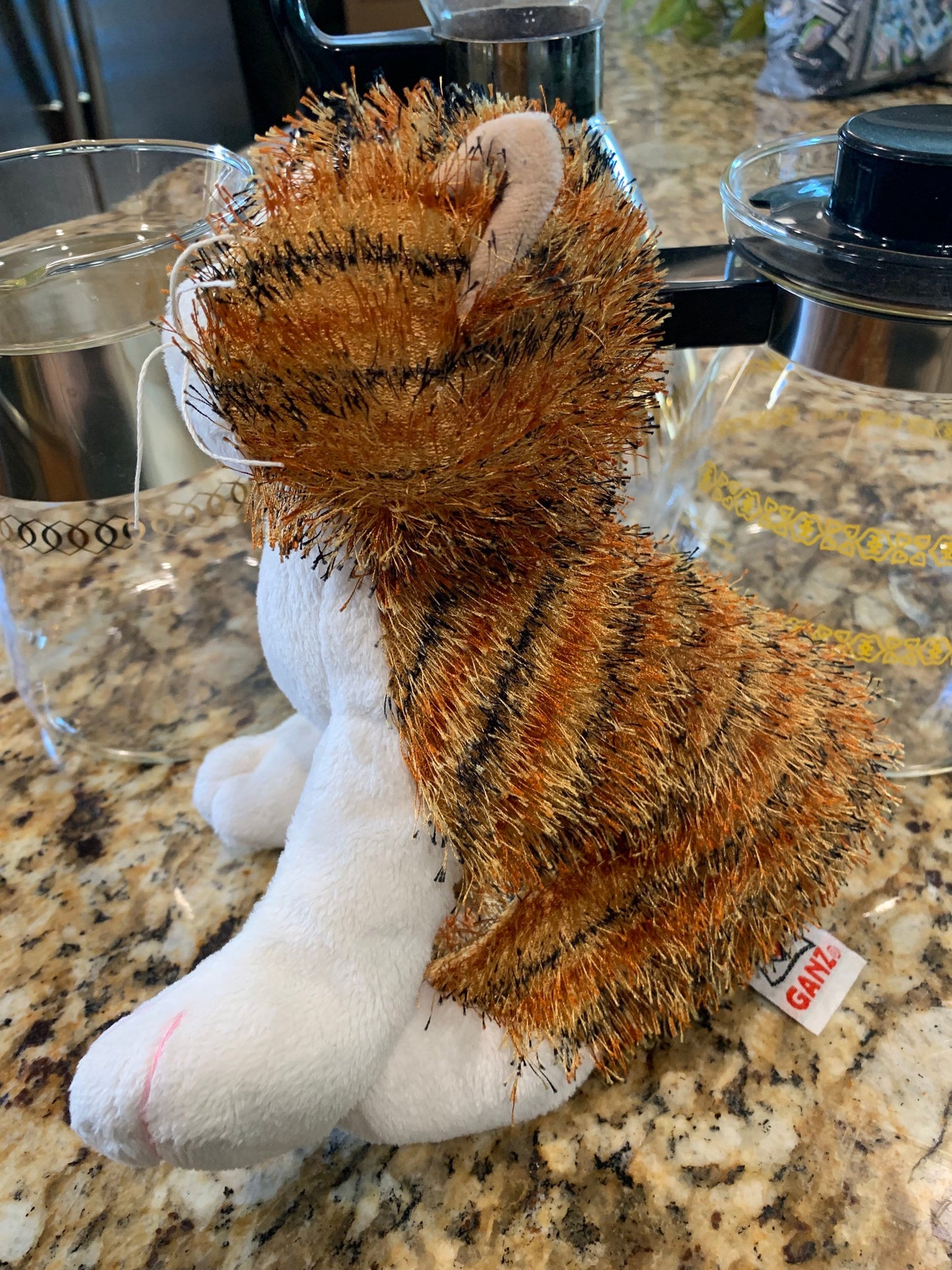 Webkinz Ganz Calico Alley Cat Plush, Odd-Eyed Toy