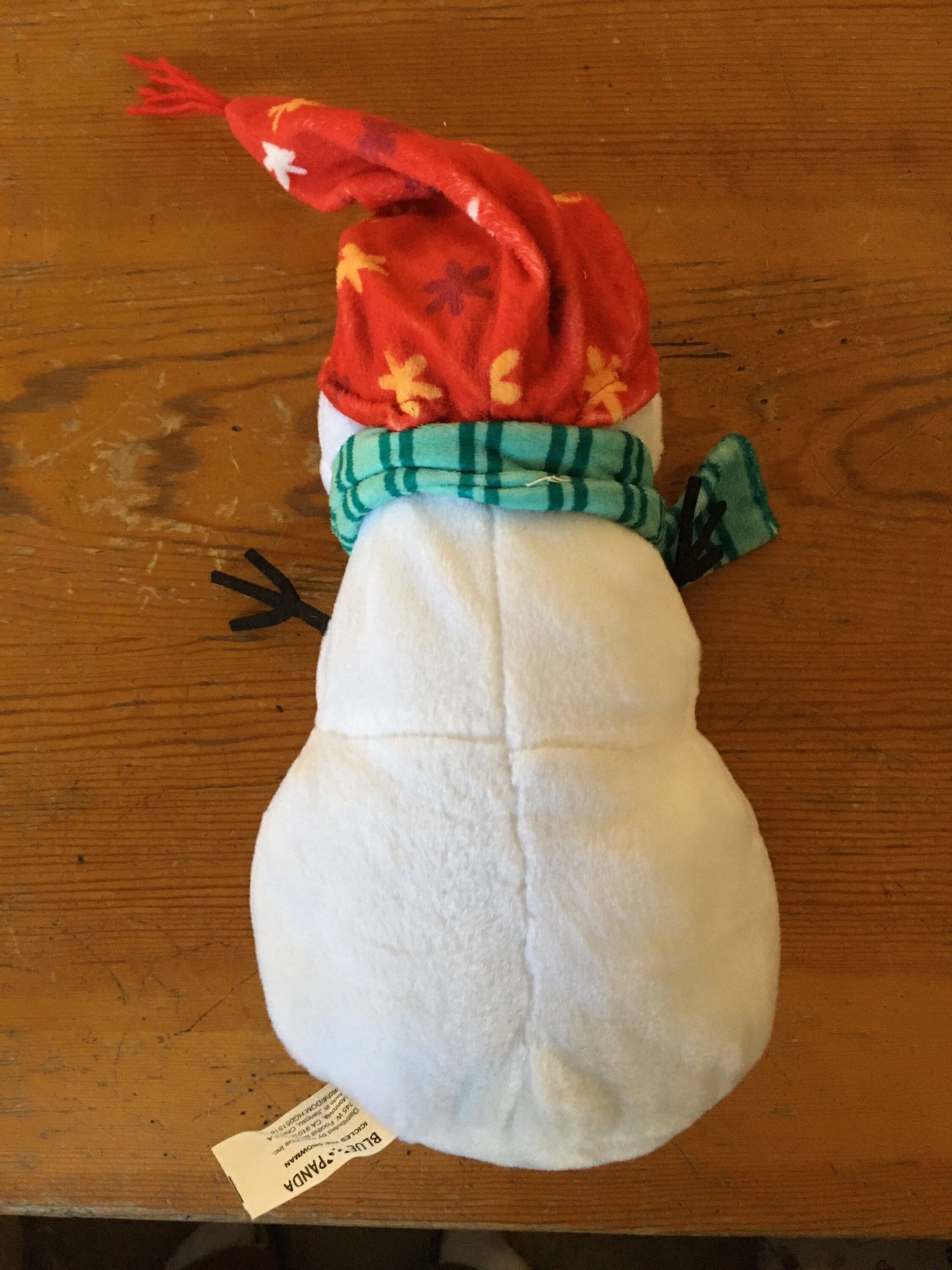 Icicles the Snowman Plush Stuffed Animal Holiday toy
