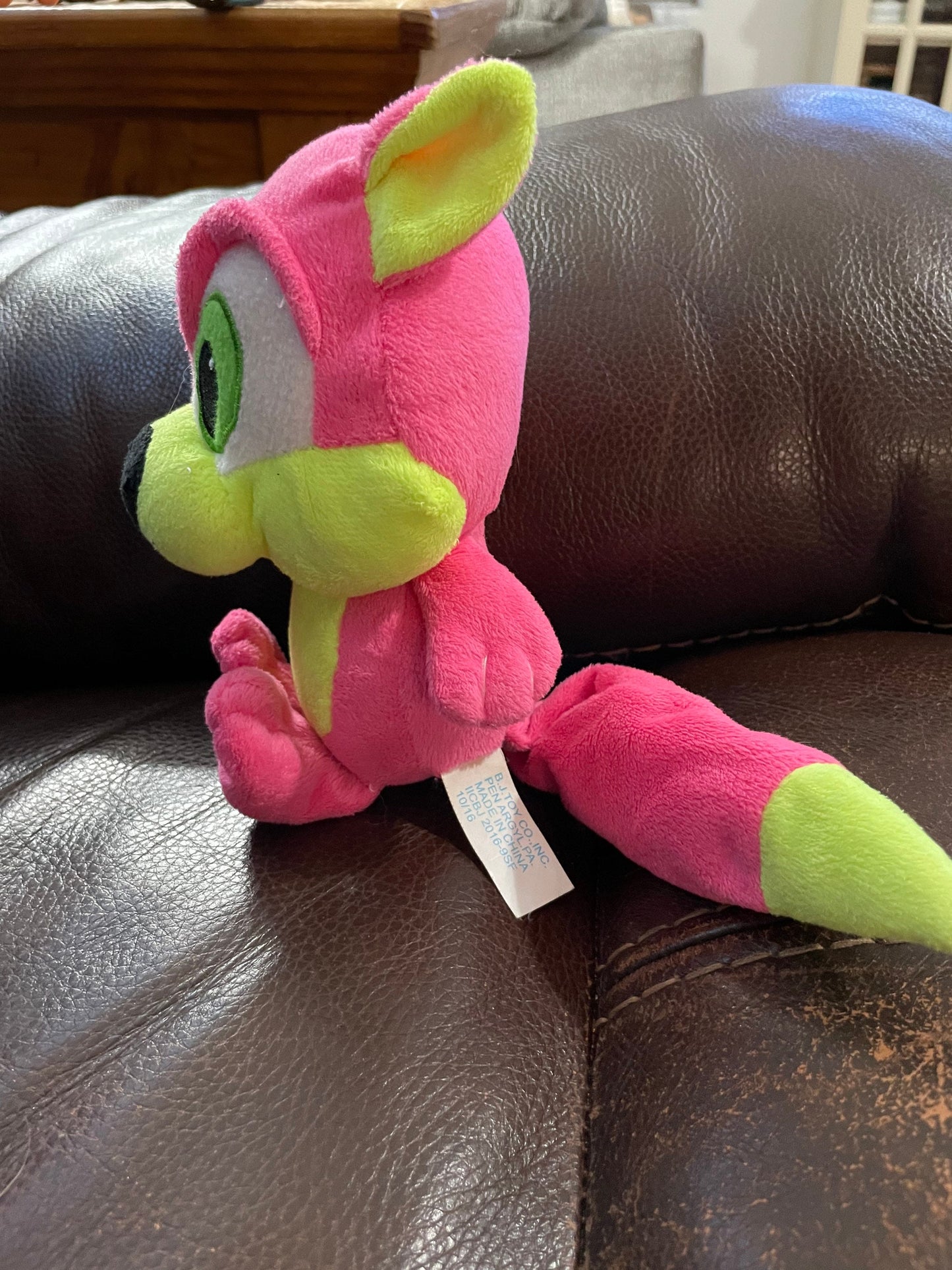 Rare BJ Toy Co. Longtail Fox Stuffed Animal