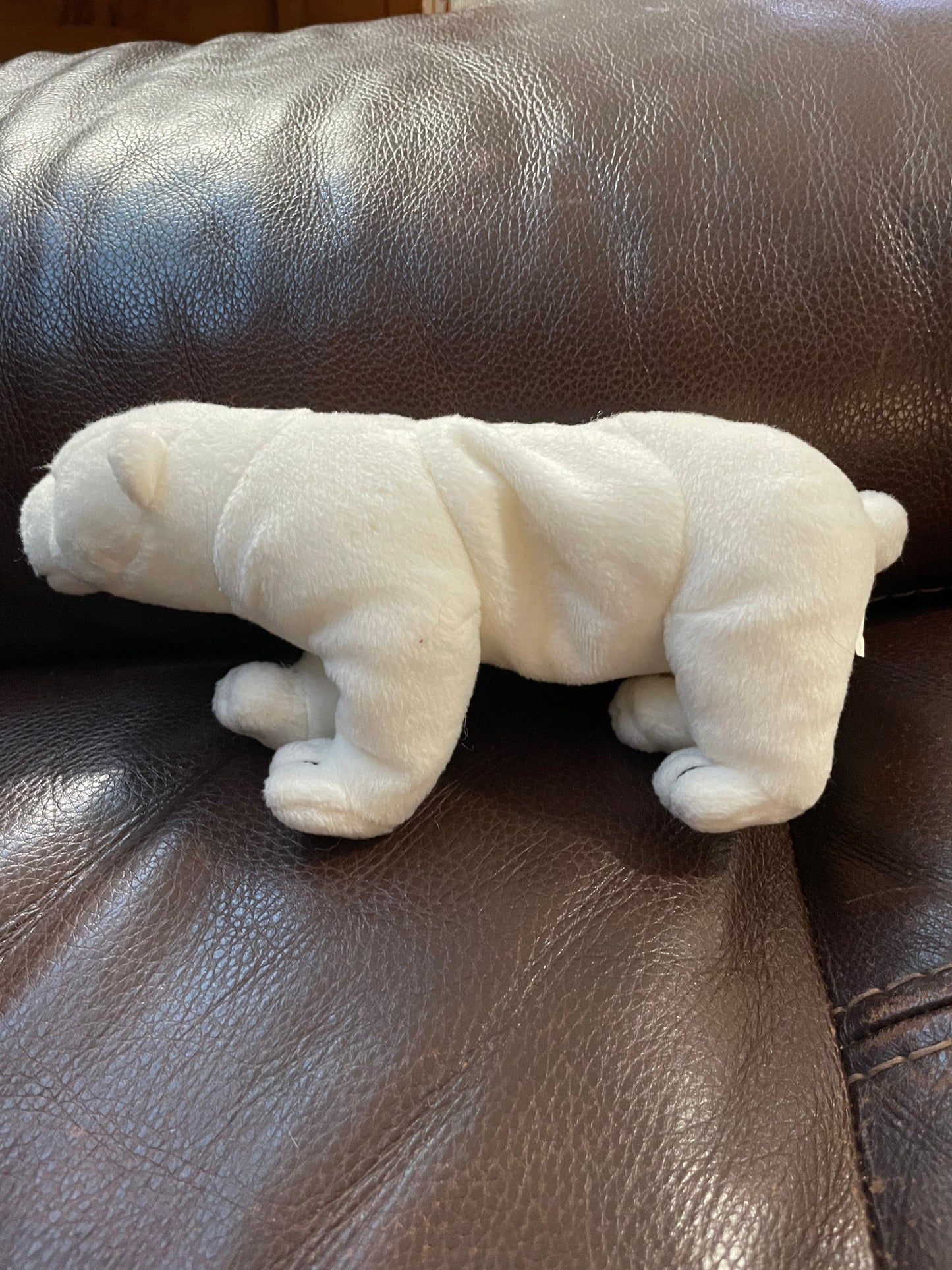 White Polar Bear Plush, Standing Stuffed Animal