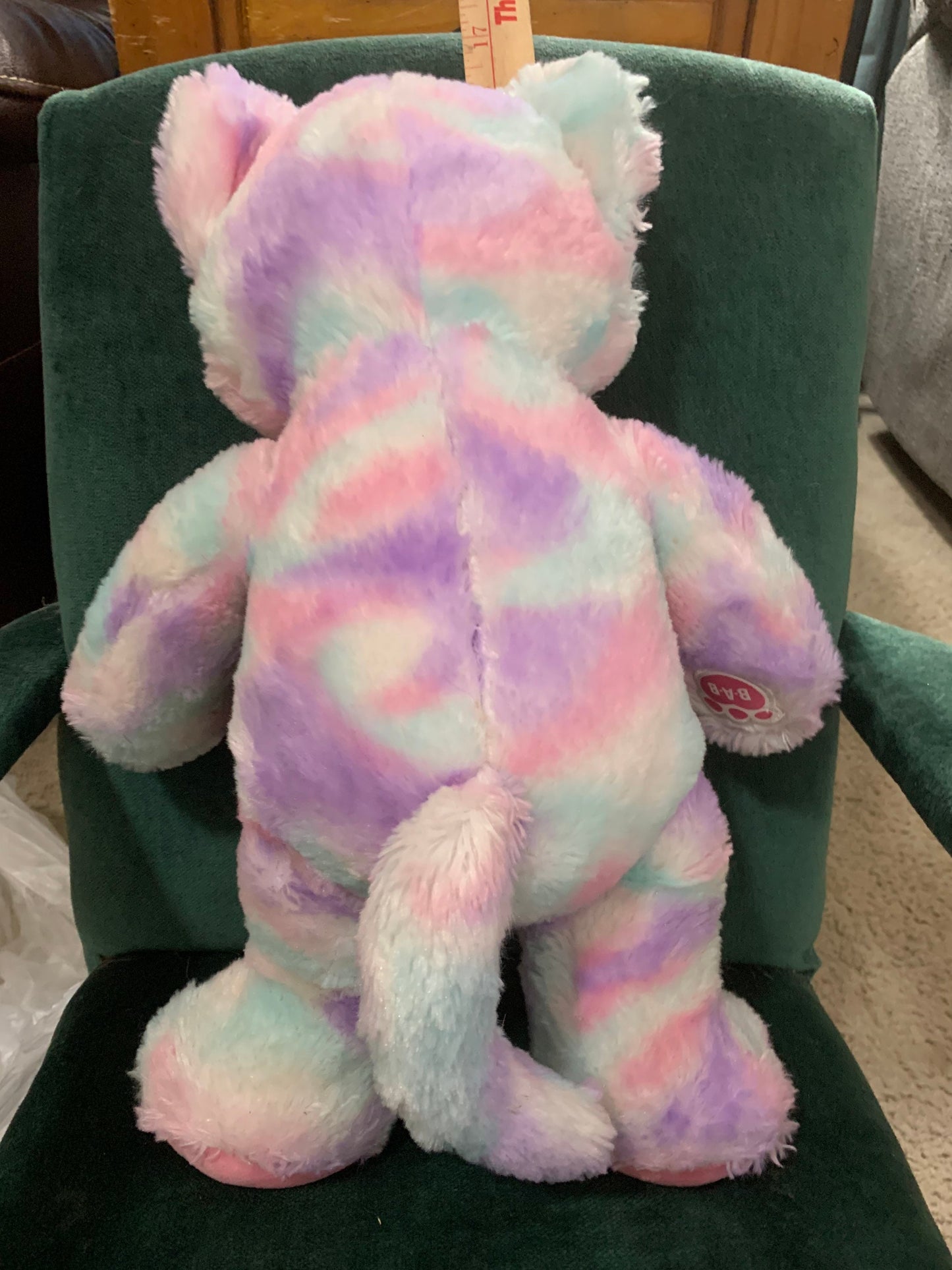 Build a Bear Pastel Swirl Kitty Cat Plush