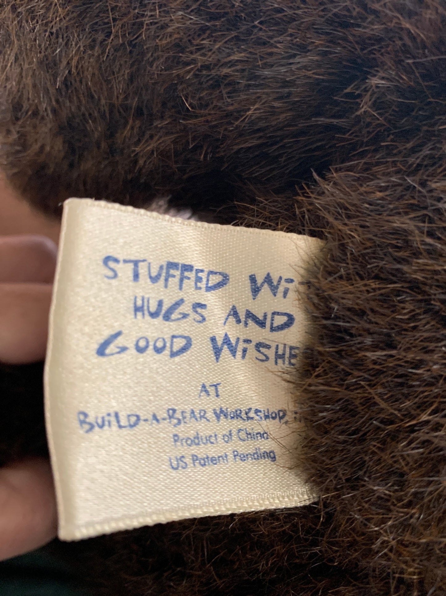 Build A Bear Dark Brown Moose Plush, Employee Exclusive (2001)