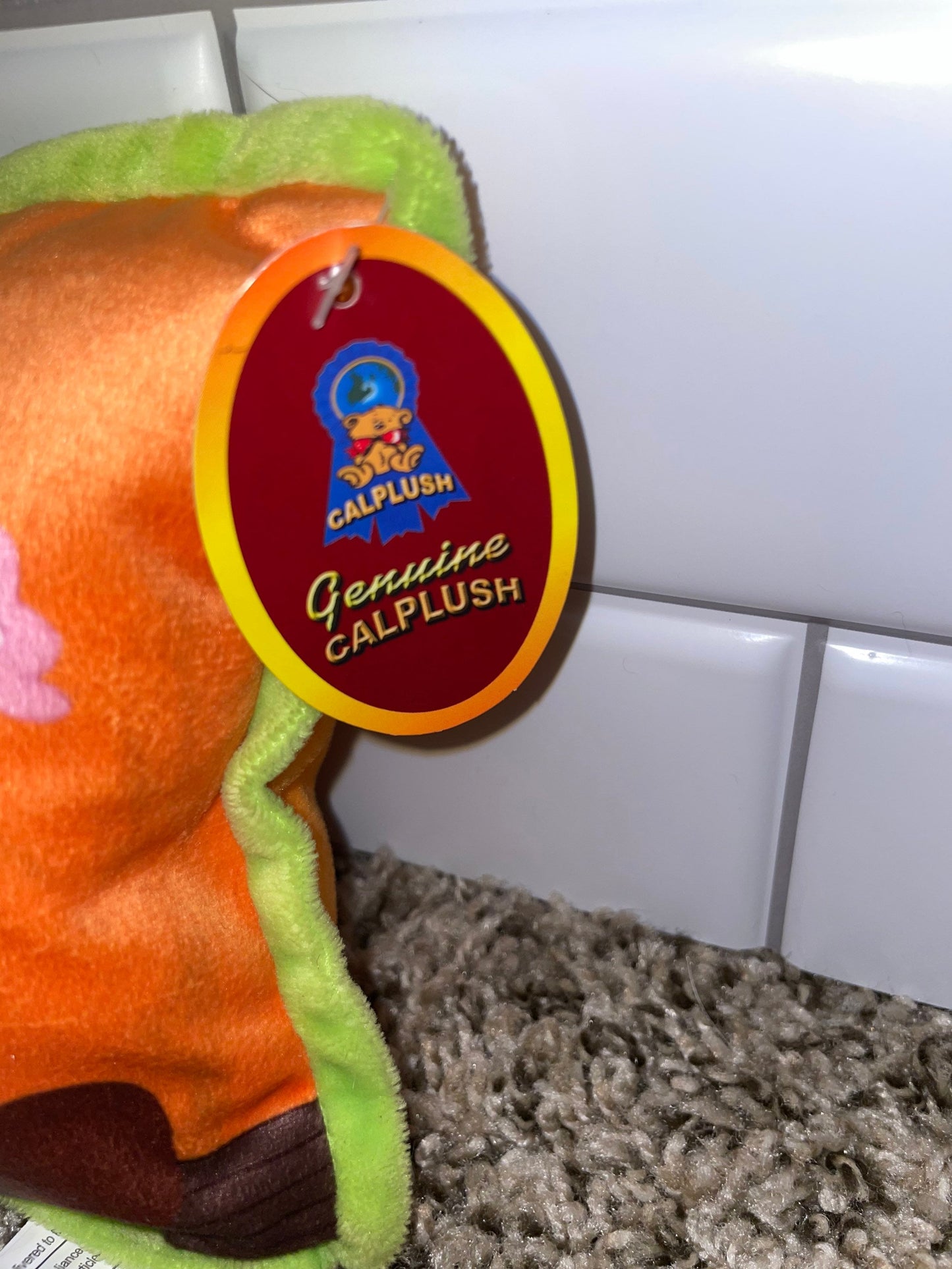 Calplush Monkey Pillow Plush - NWT