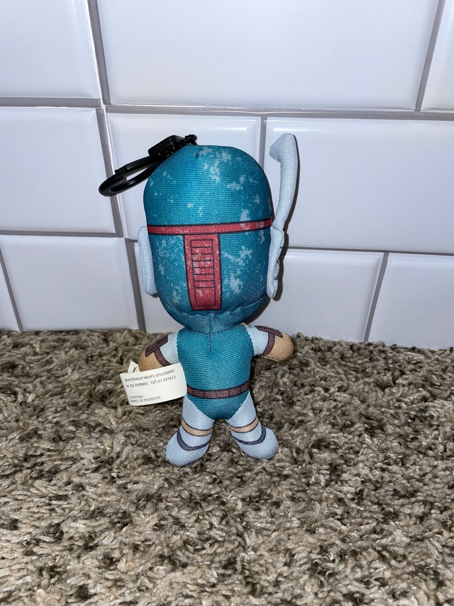 Star Wars Boba Fett 3D Bag Clip Plush
