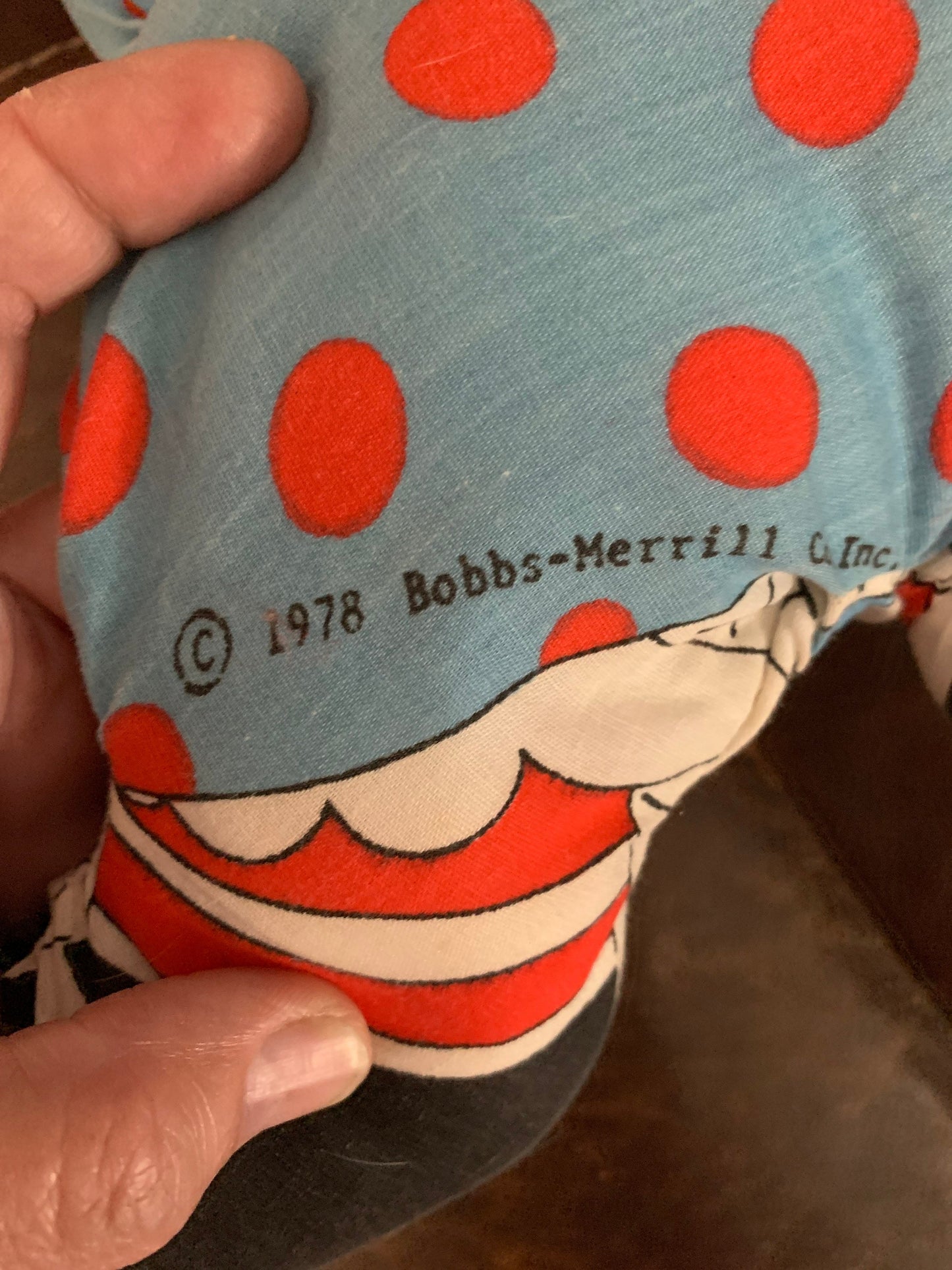 Vintage 20” Cut and Sew Raggedy Ann Pillow Plush. 1978. Rare