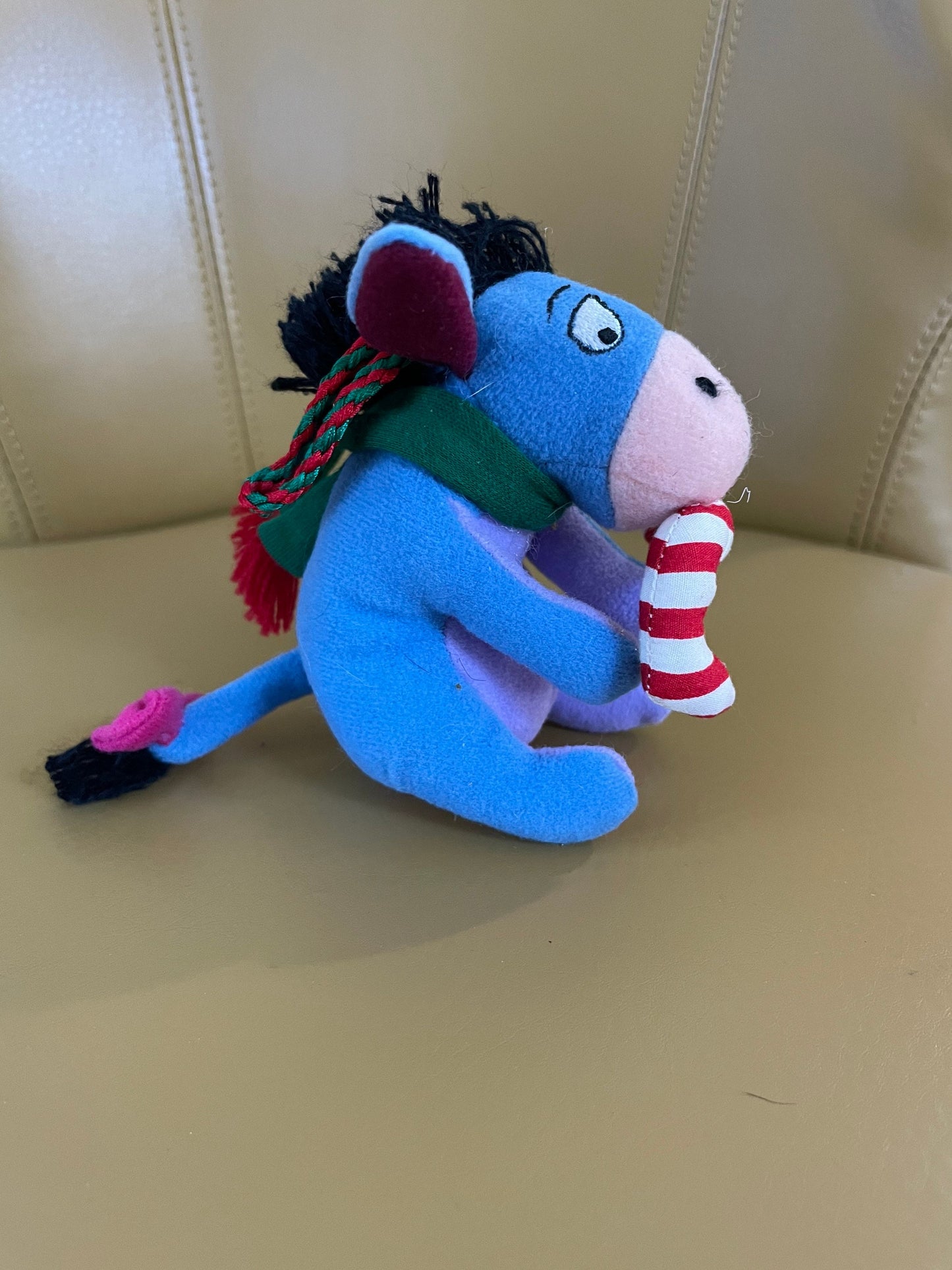 Vintage Disney Christmas Ornament 5” Eeyore Plush