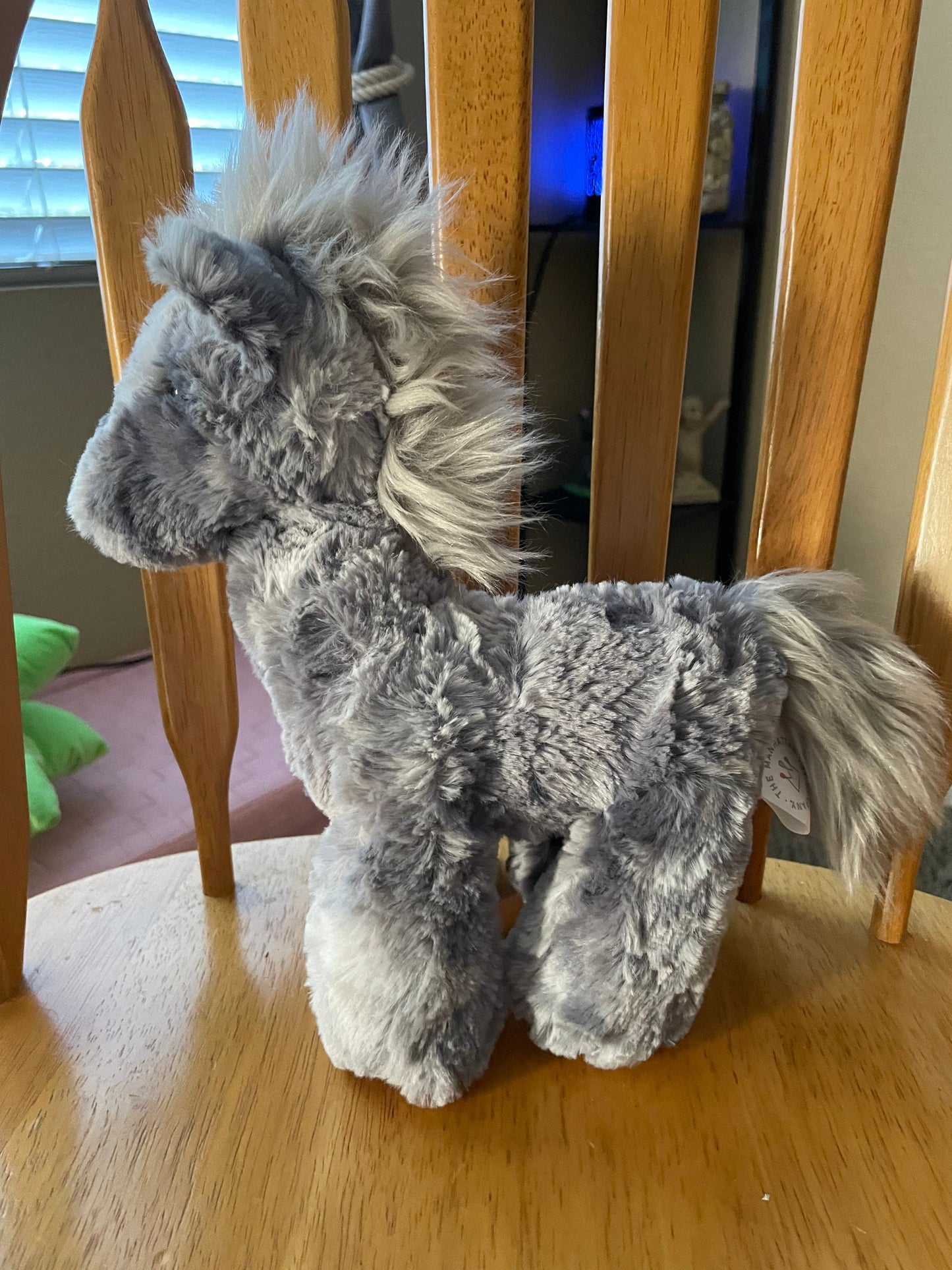 Manhattan Toy Little Gallops Juniper Gray Horse 11” Stuffed Animal Plush Toy