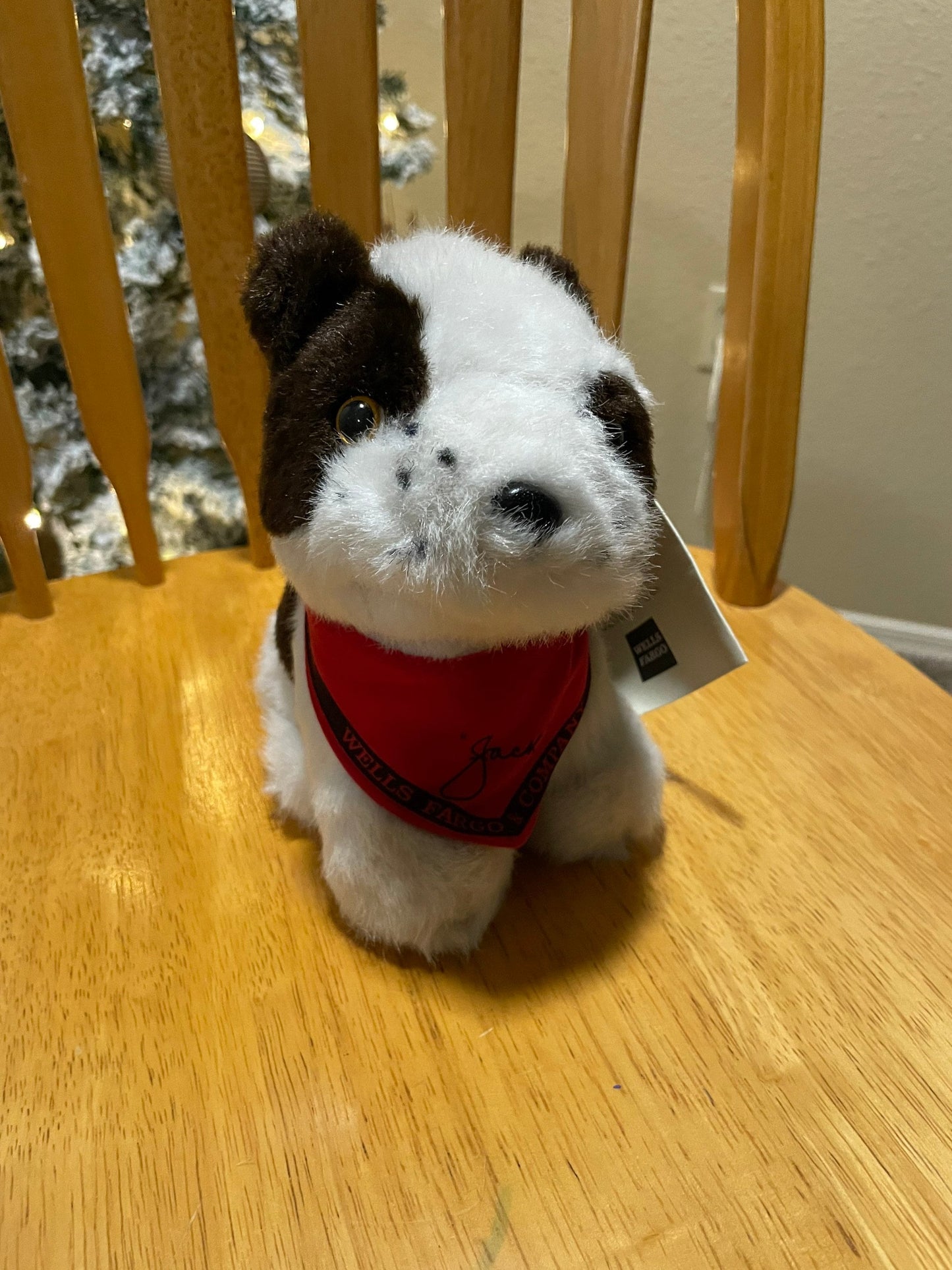 7” Wells Fargo Jack The Dog Plush Stuffed Animal Plush Toy