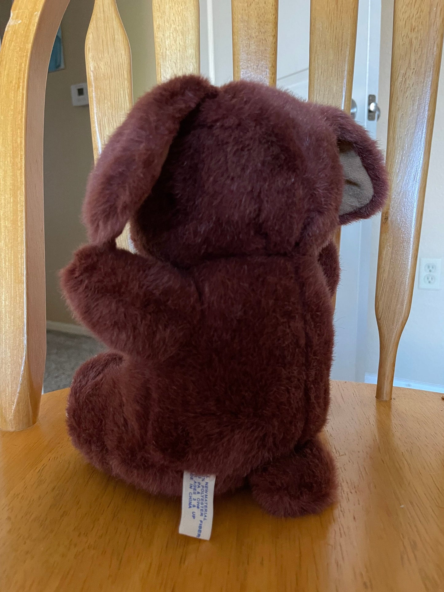 Vintage Sitting Bulldog Plush