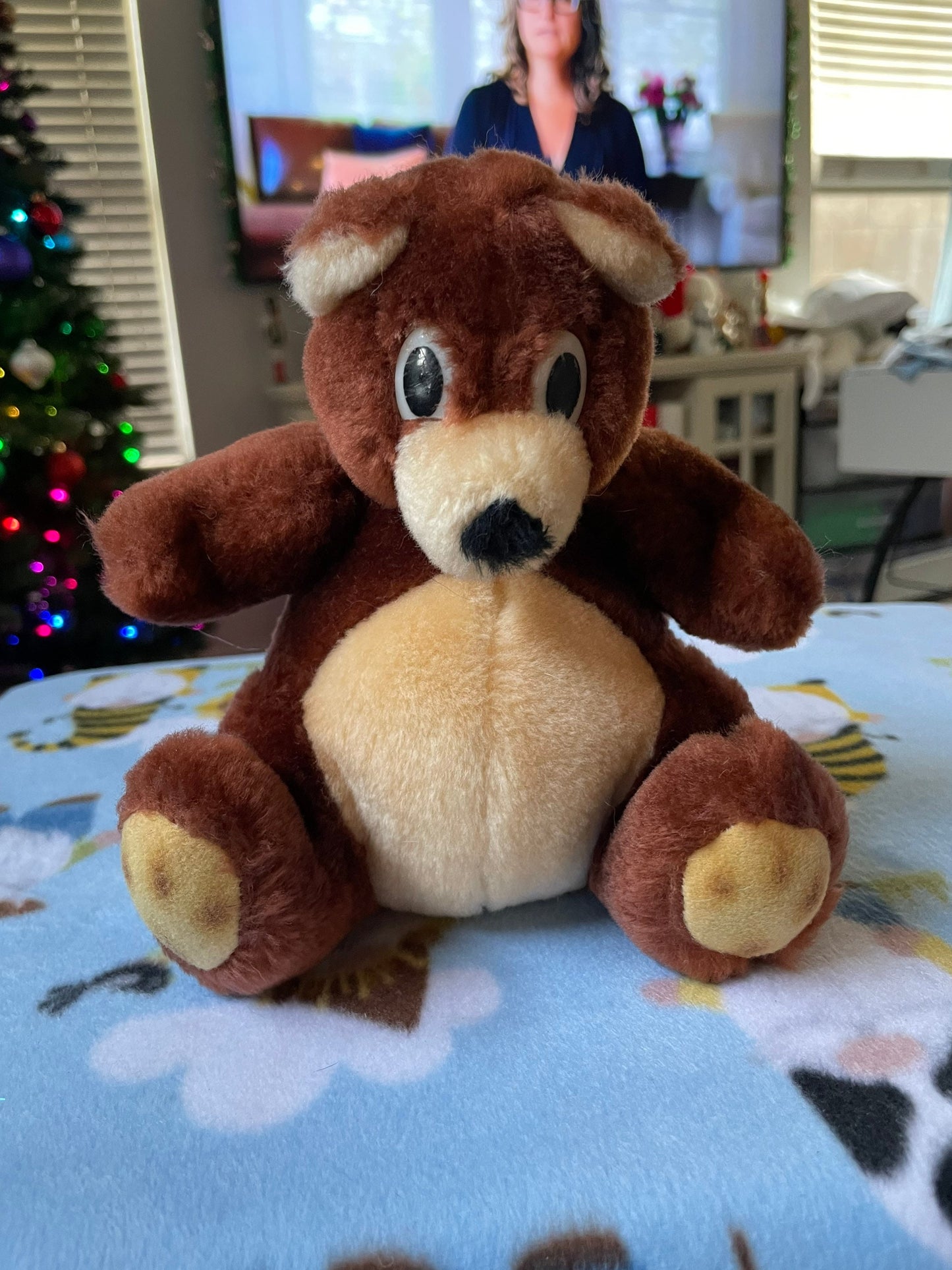 1982 Applause Garvy Teddy Bear Stuffed Animal Vintage Plush Toy 6.5” Rare and HTF