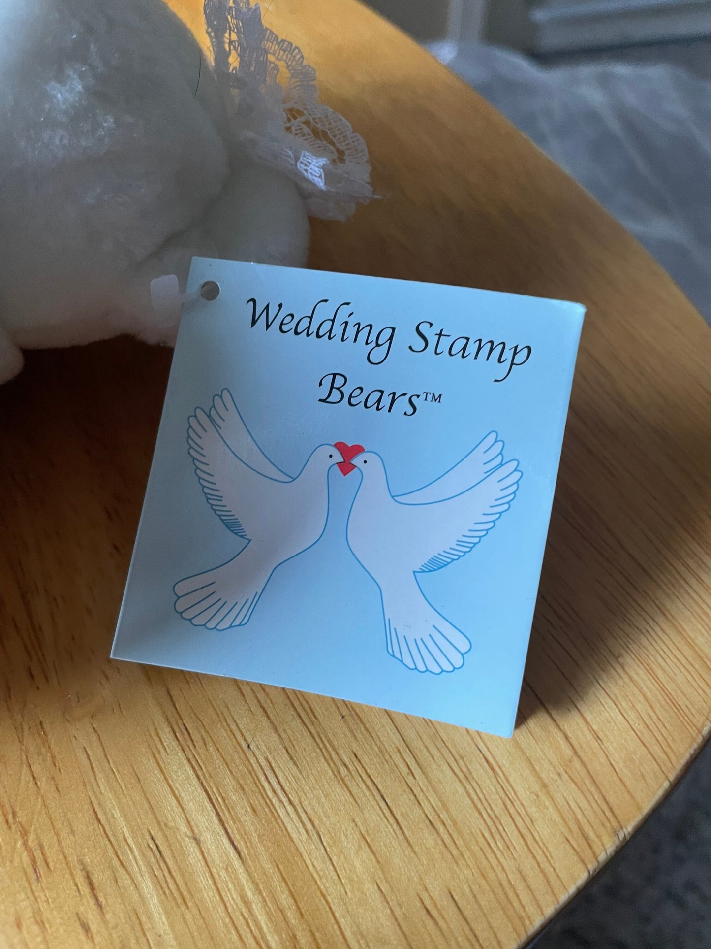Wedding Stamp Plush Bears NWT