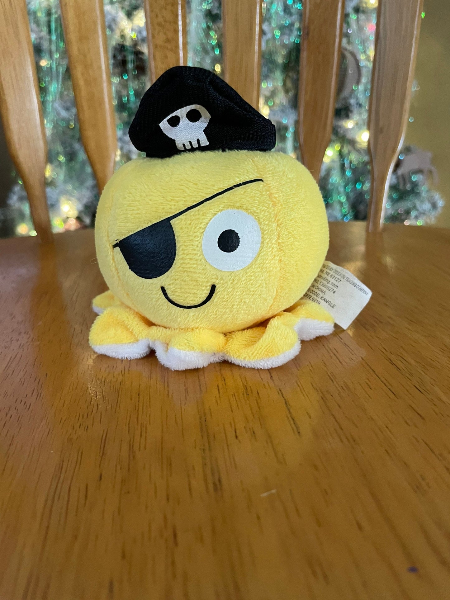 Pirate Animals Yellow Octopus Plush Stuffed Animal