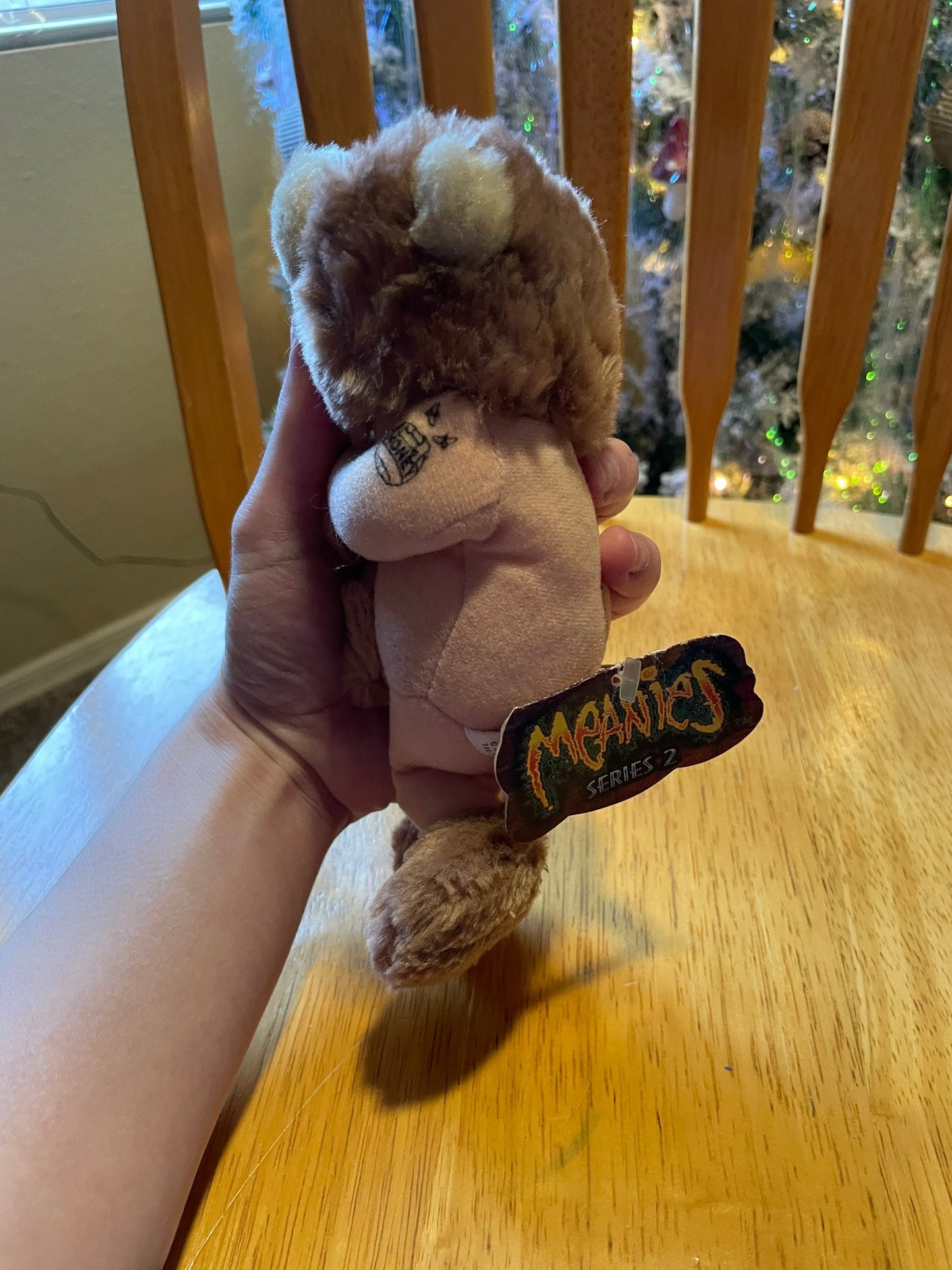 Meanies Series 2 Bare Bear Stuffed Animal NWT
