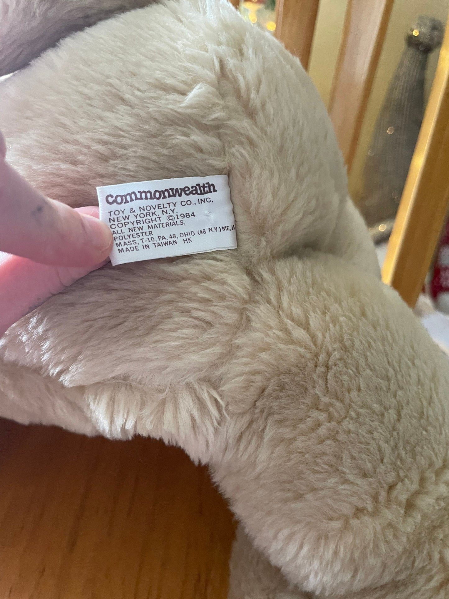 Vintage Commonwealth Bulldog Plush Toy 22” 1984