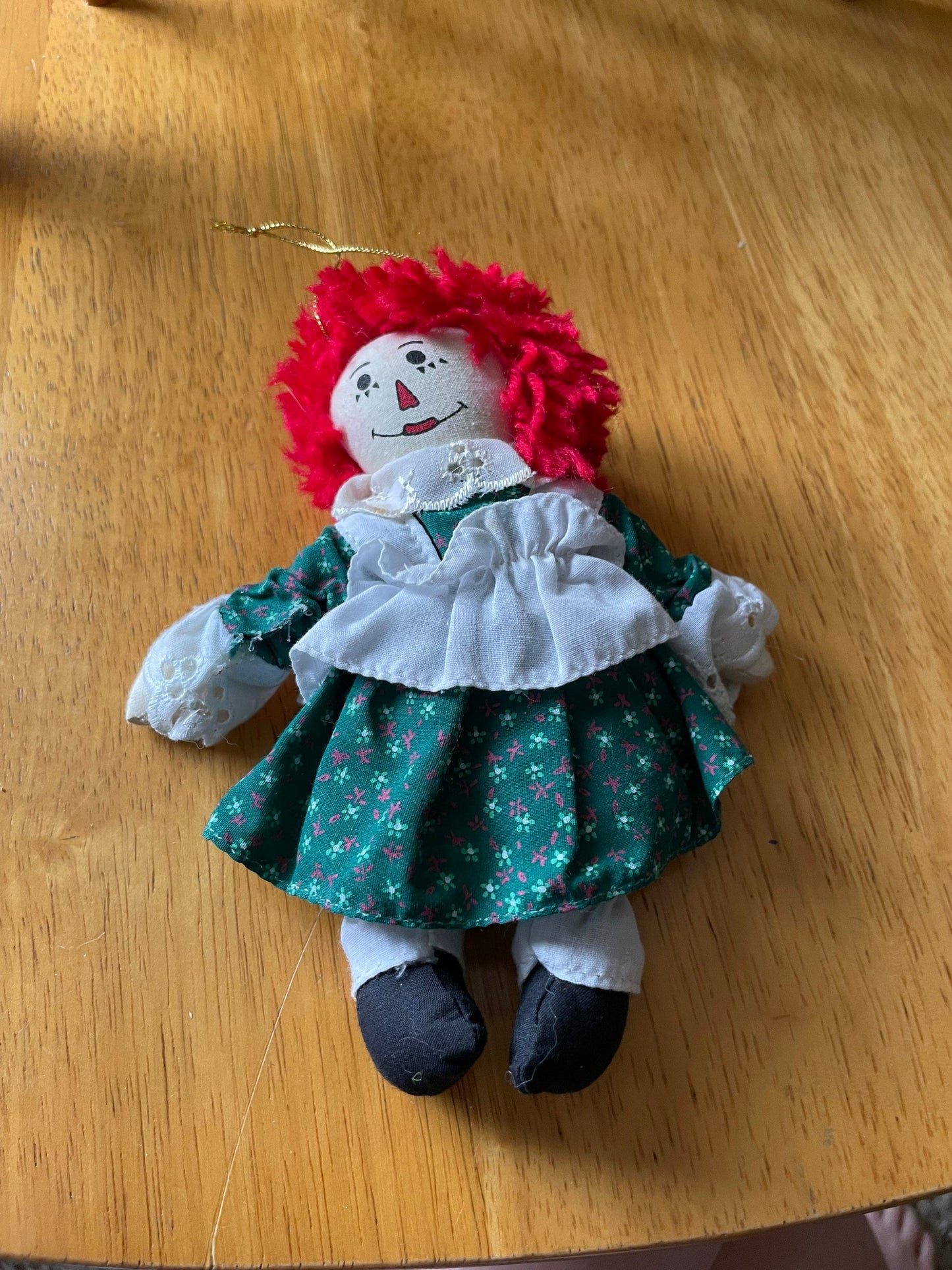 Raggedy Ann Christmas Tree Ornament Plush