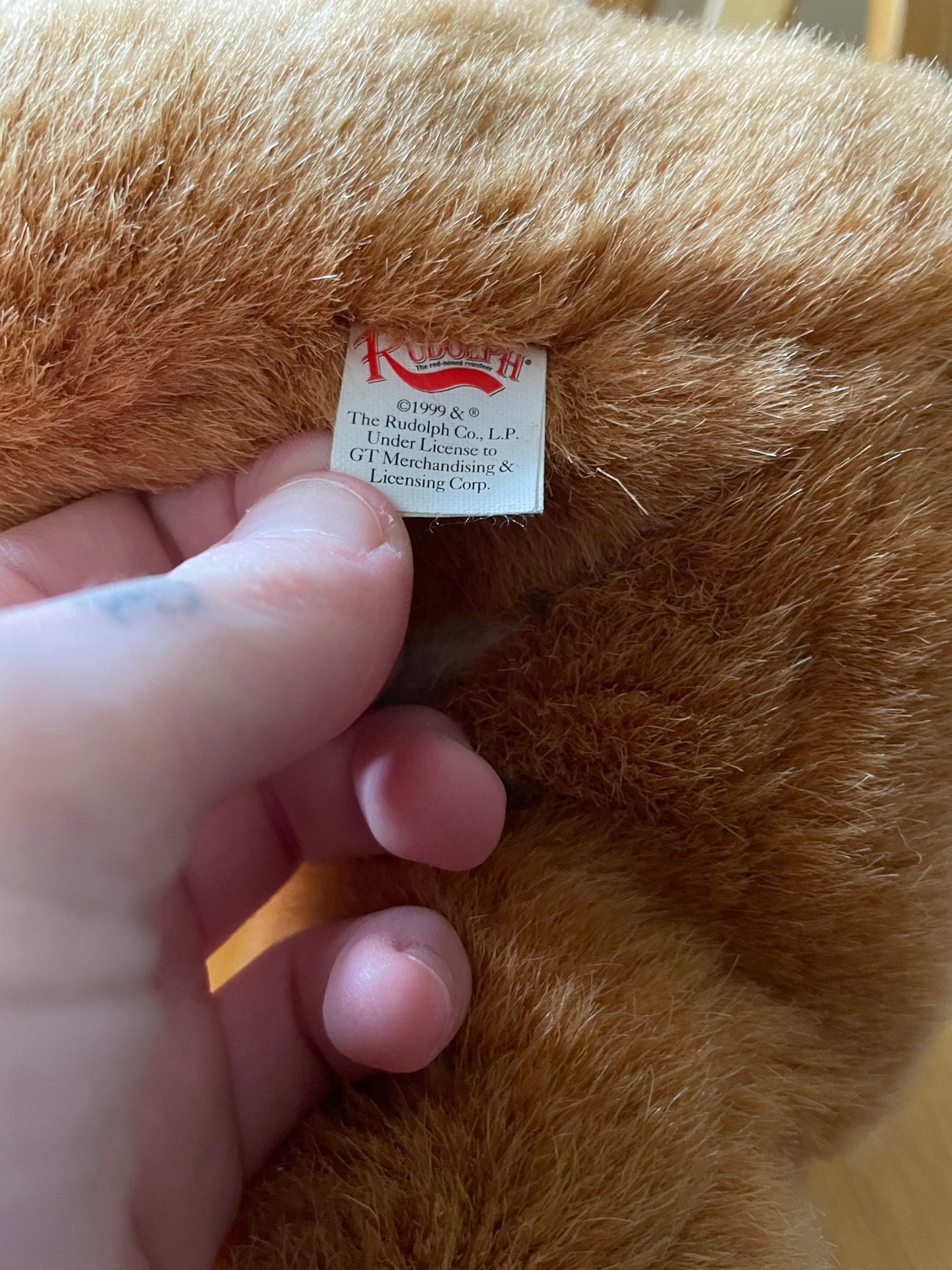 1999 Rudolph The Red Nose Reindeer Plush