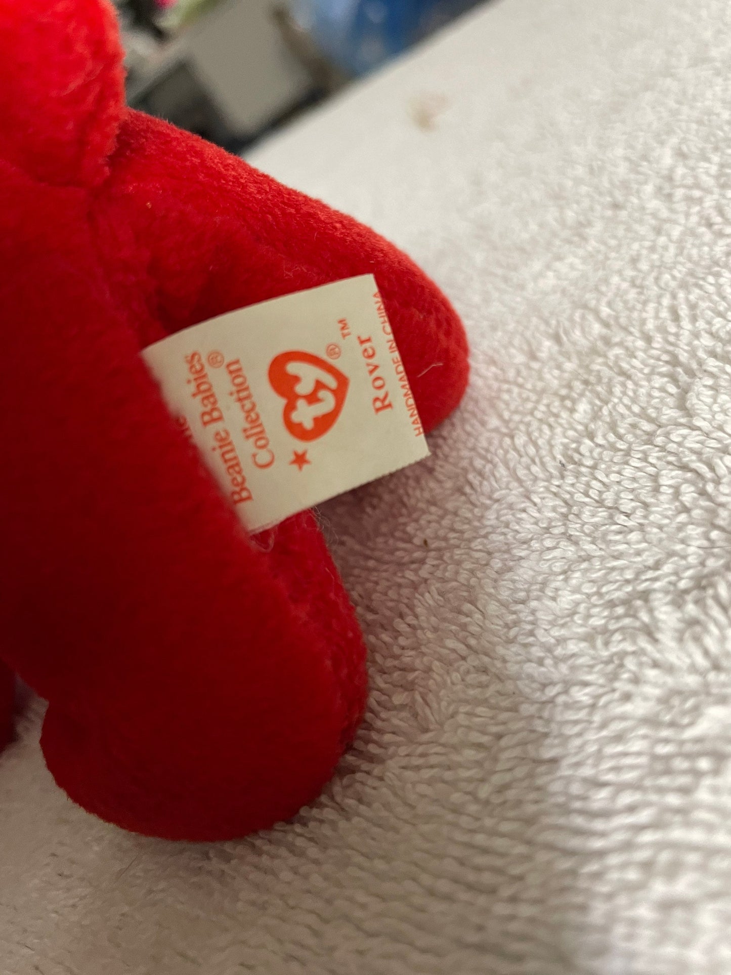 Ty beanie baby Rover the dog plush