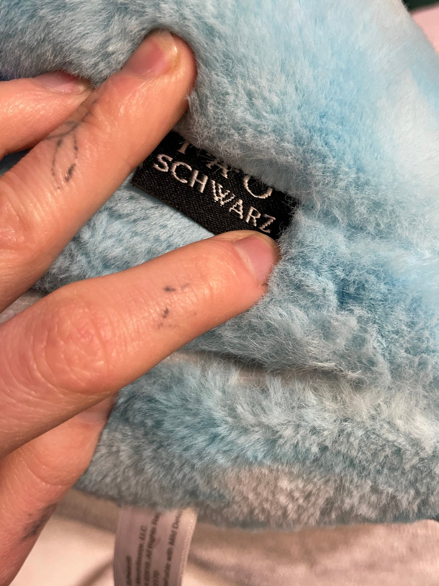 FAO Schwarz Blue Dinosaur Plush - No Lights or Sounds