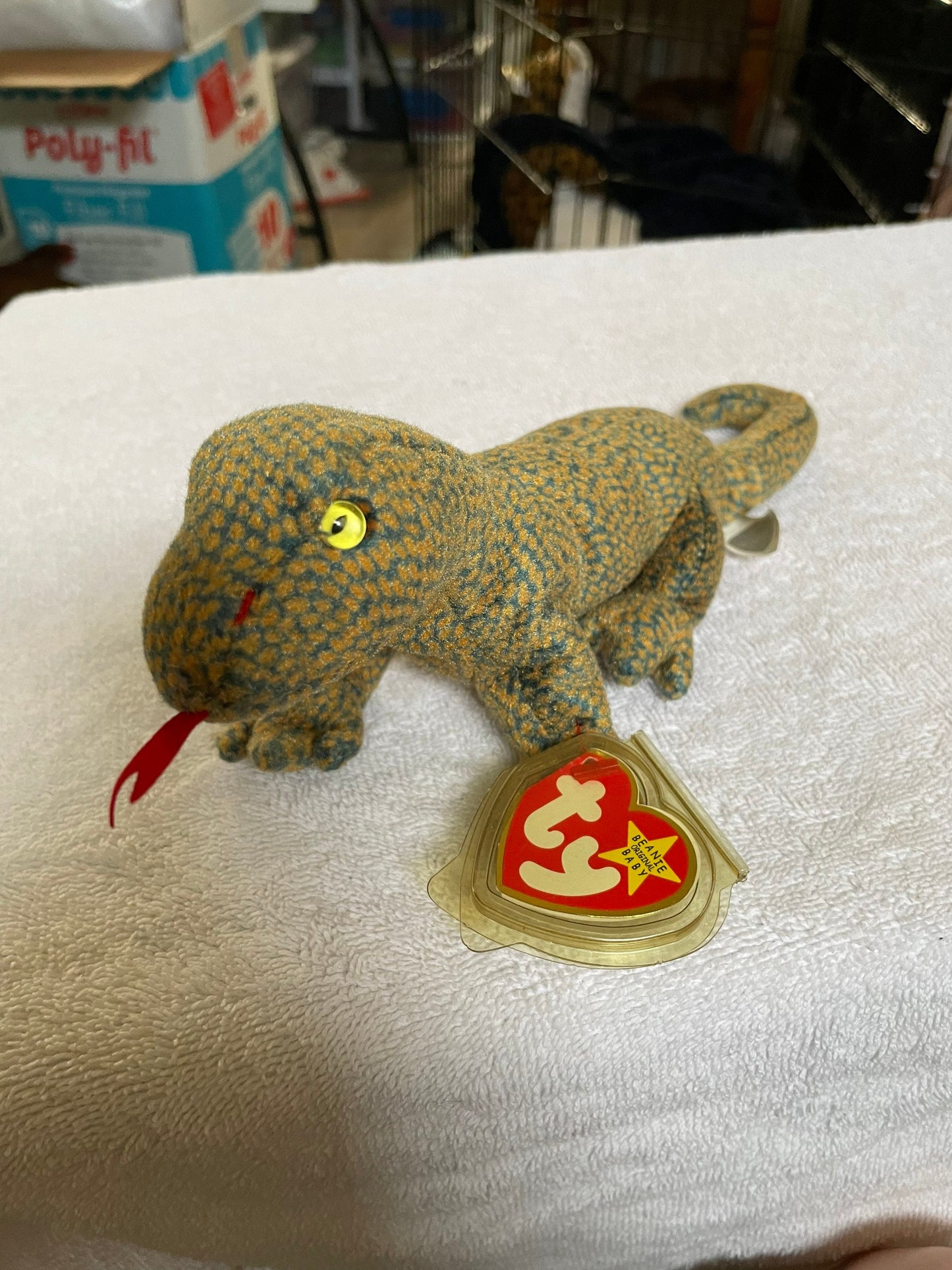 TY Beanie Baby Scaly the Lizard Plush NWT