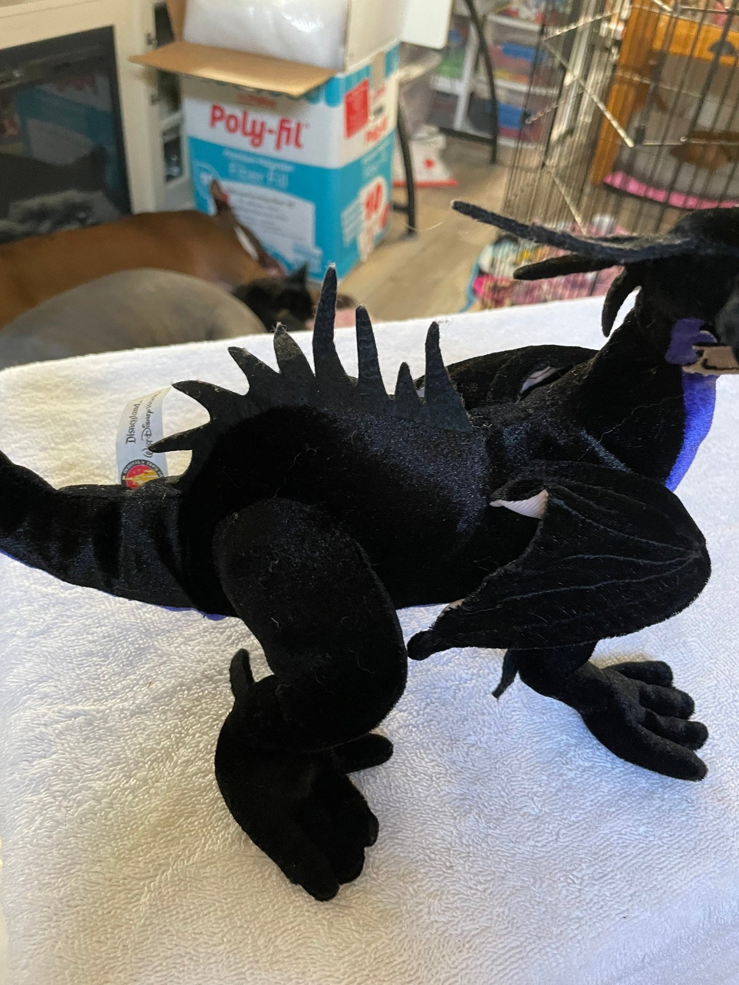Walt Disney World Fantasmic Maleficent Dragon Plush - Rare & HTF!