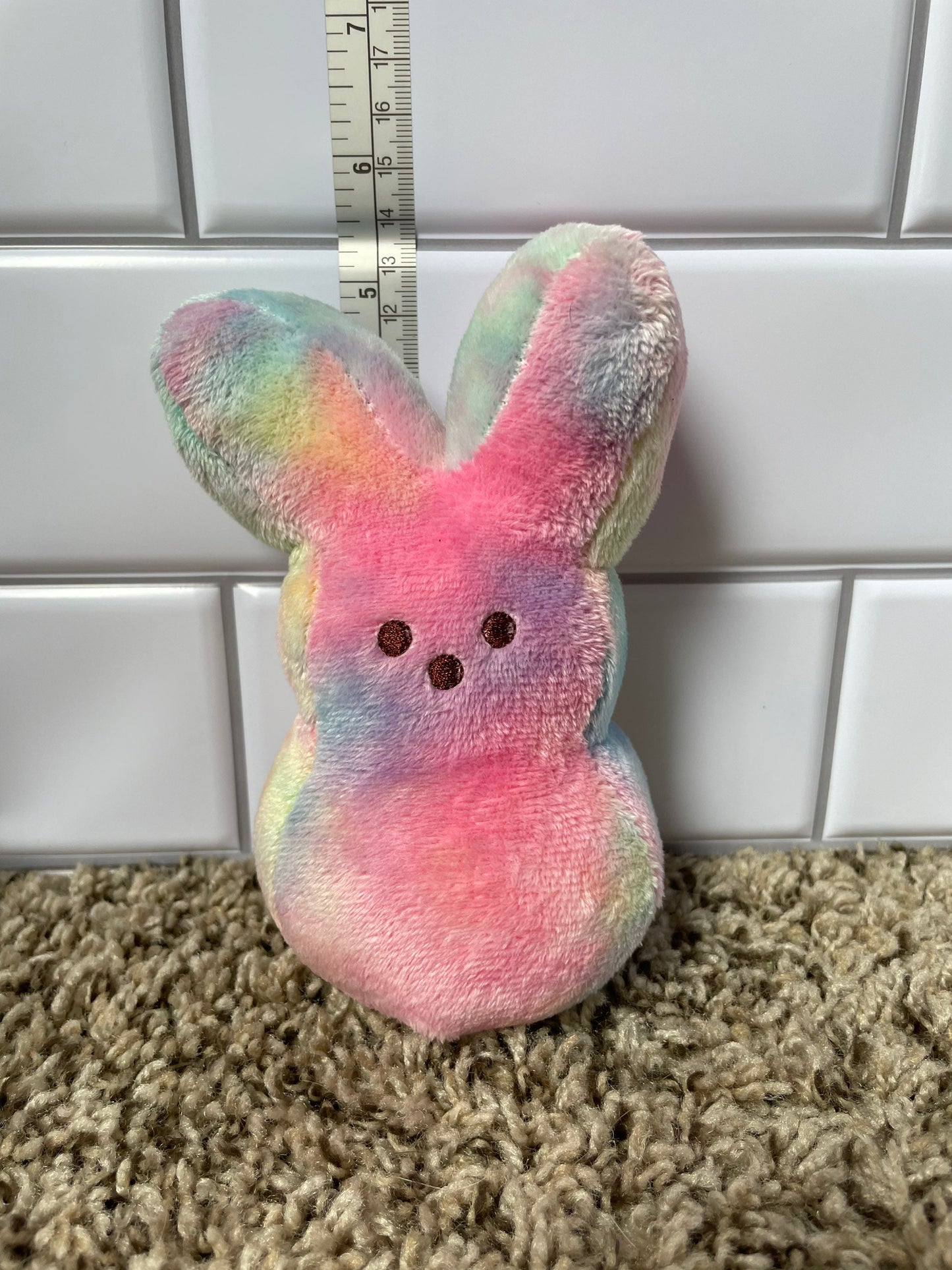Peeps Pastel Tie Dye Easter Bunny Plush
