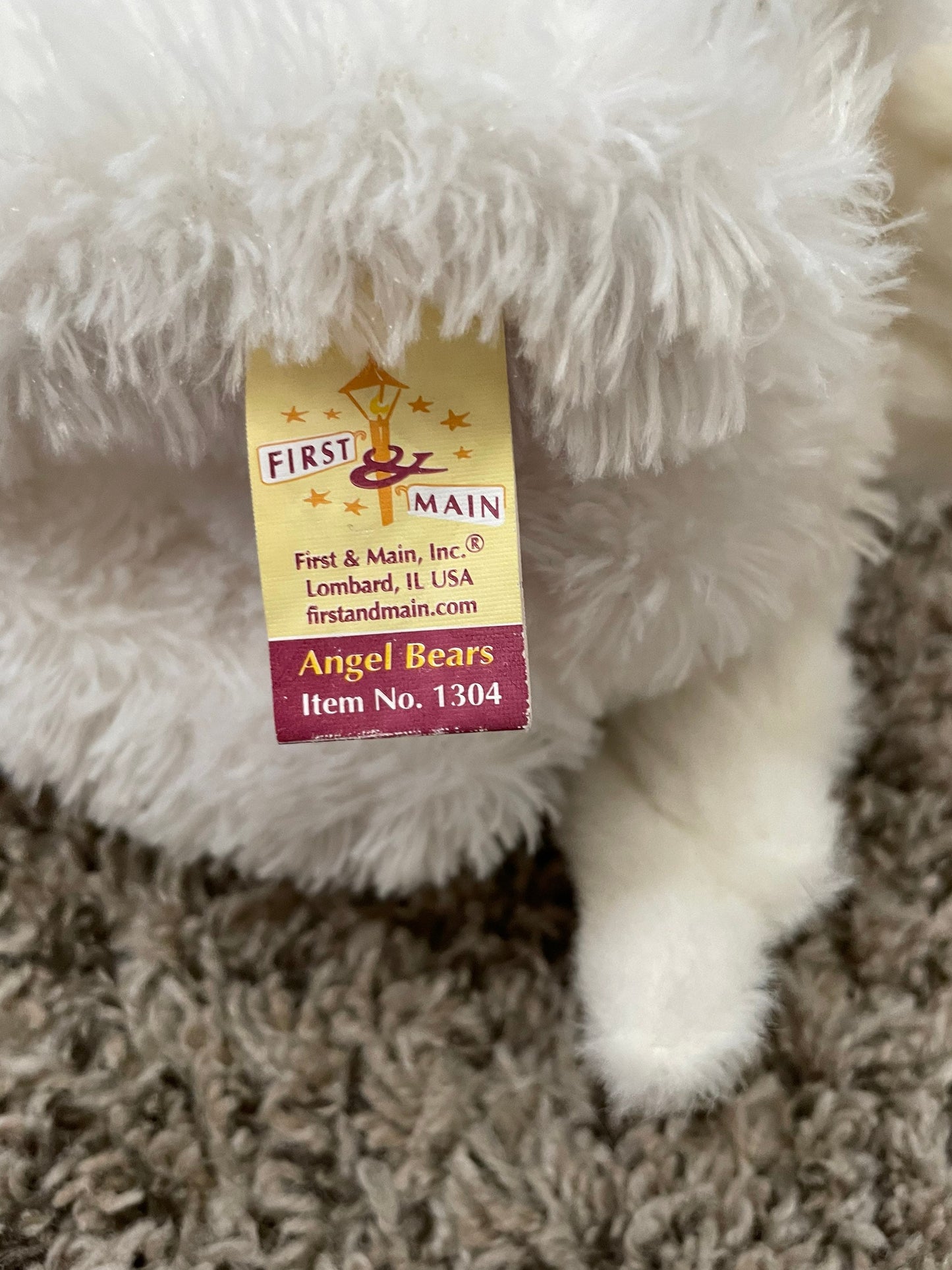 First & Main Angel Bear 8” Plush #1304