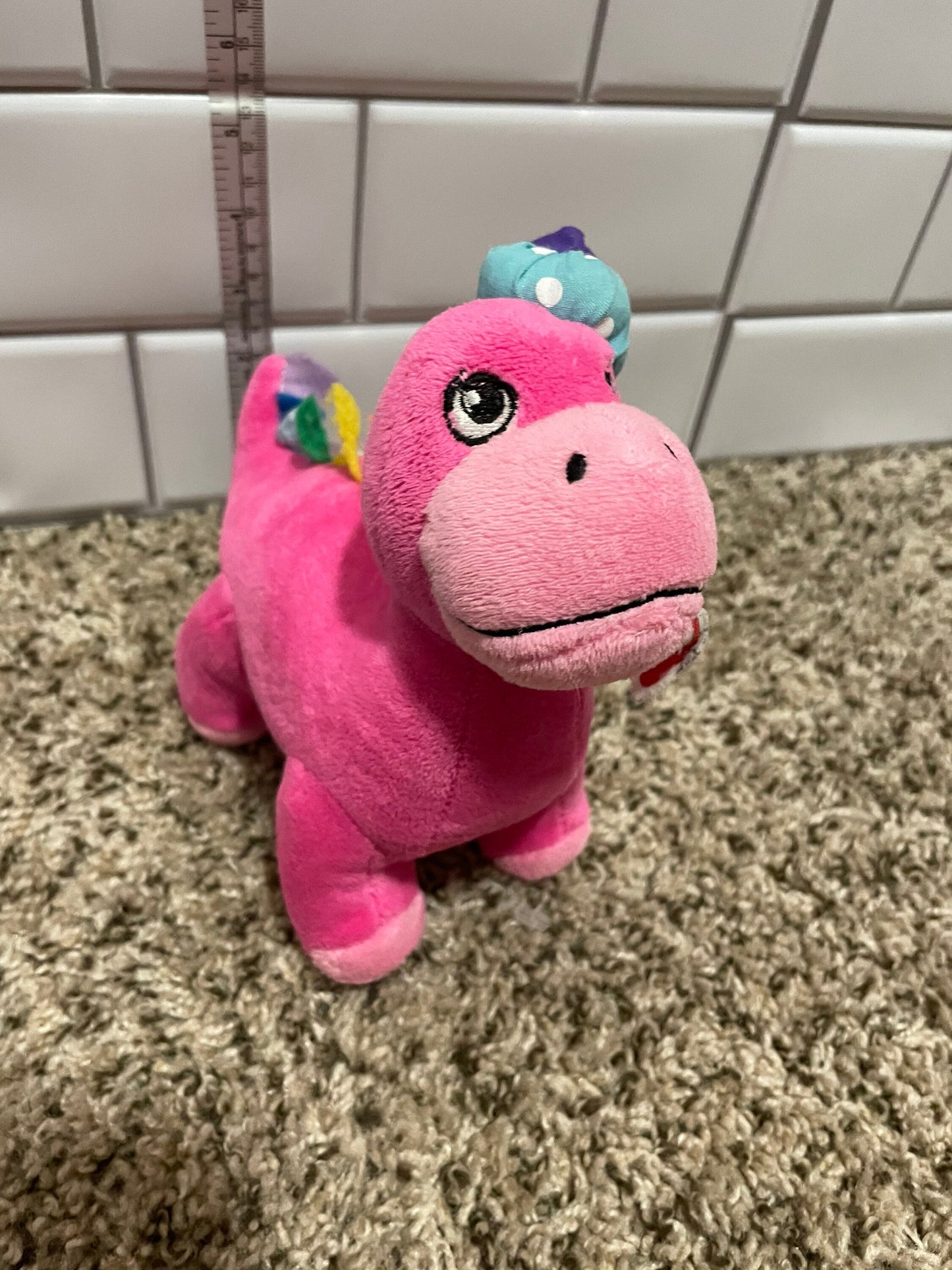 Pink Feel Better Soon Dinosaur Plush