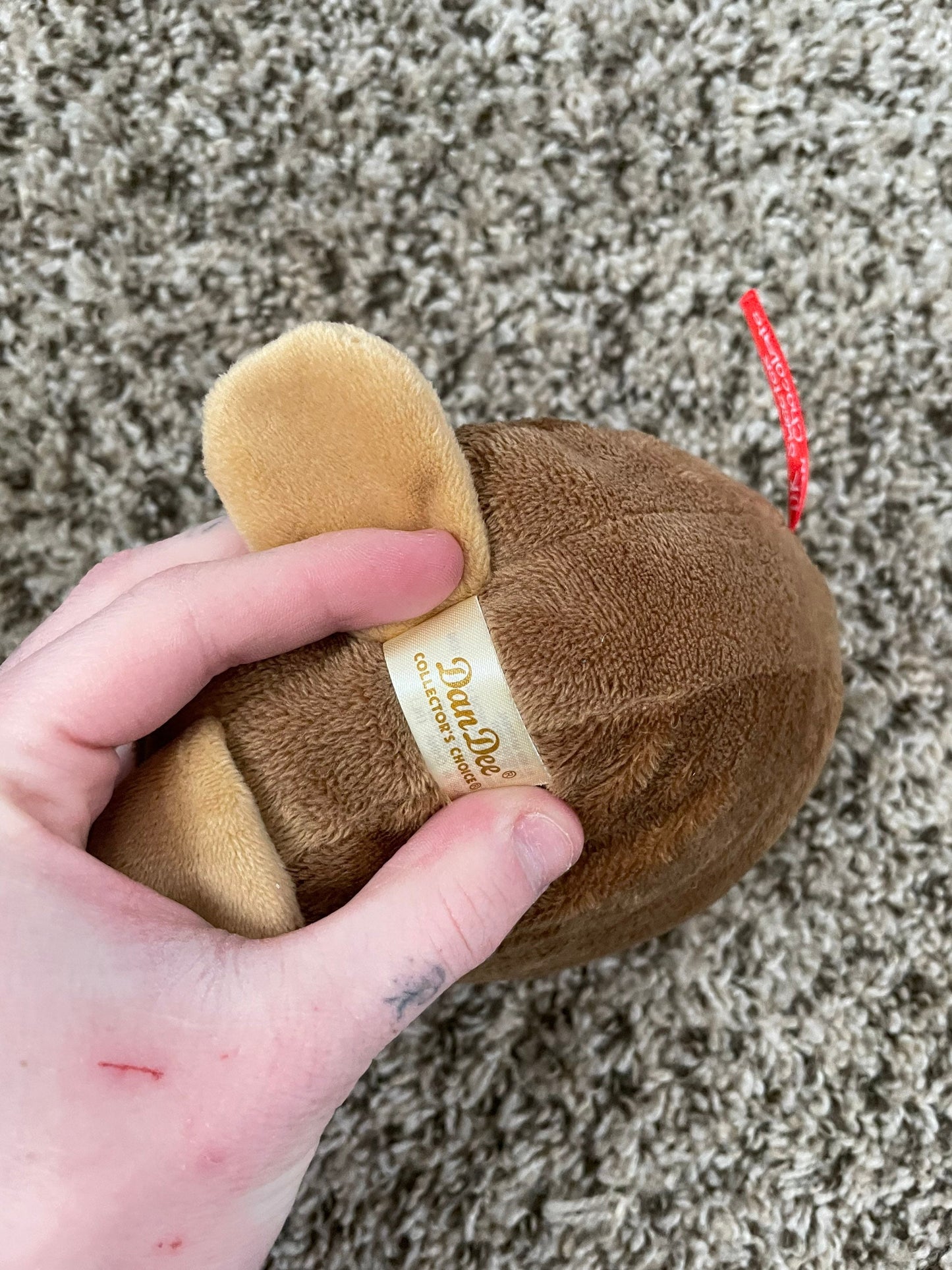 Dan Dee Cup of Hot Chocolate Plush With Red Heart