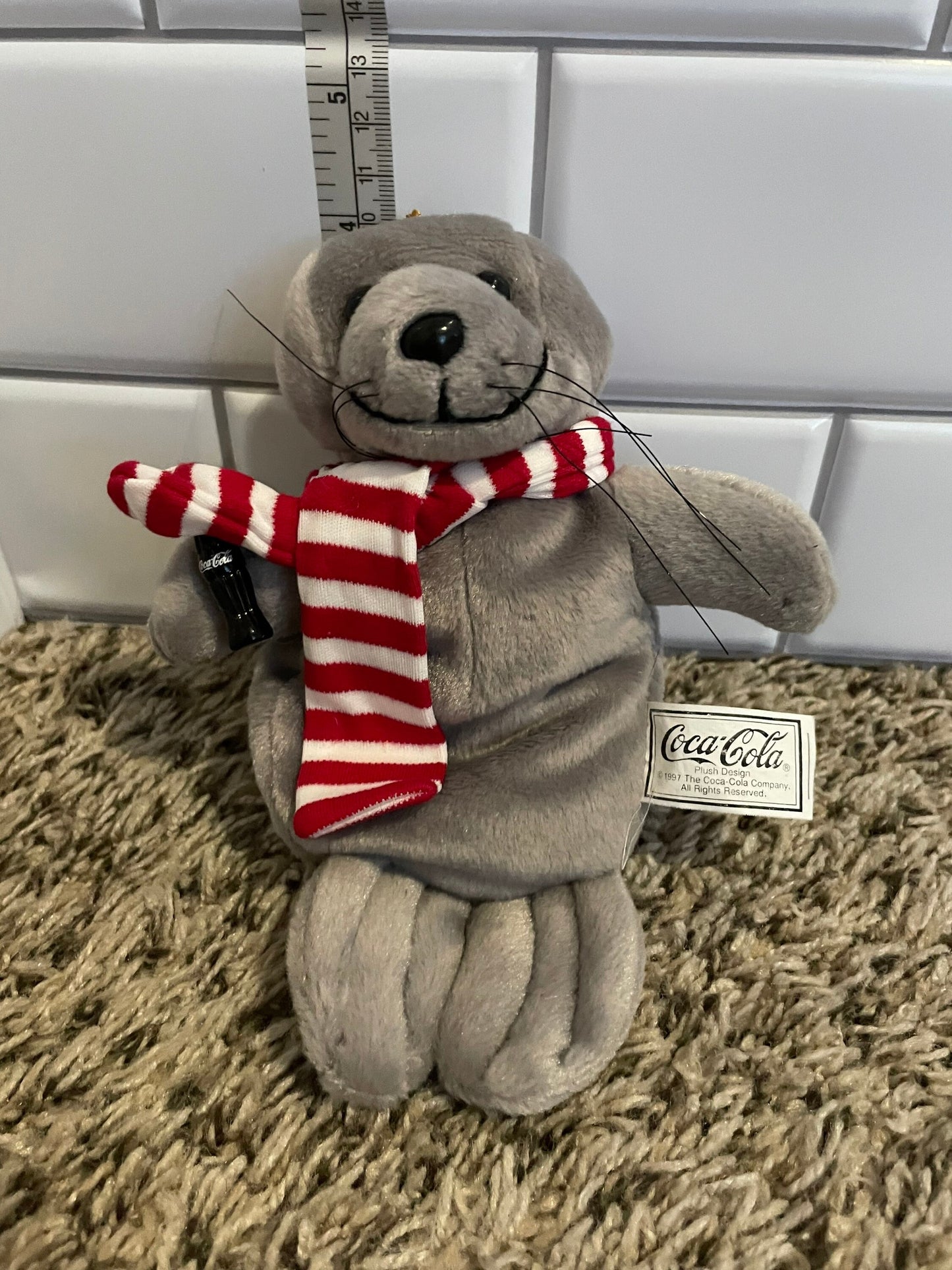 Coca Cola Seal Beanbag Plush