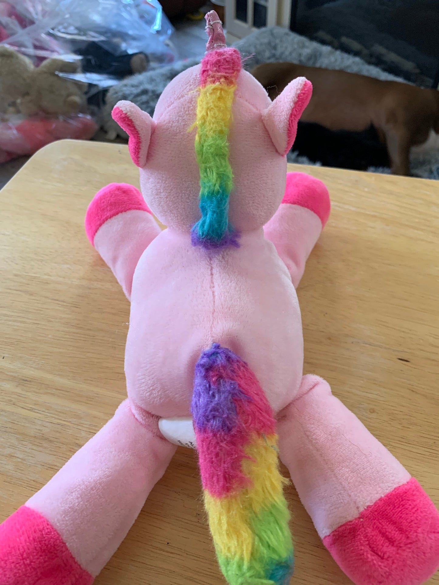 Gitzy Squishy Pink Unicorn 14 Inch Stuffed Plush Toy