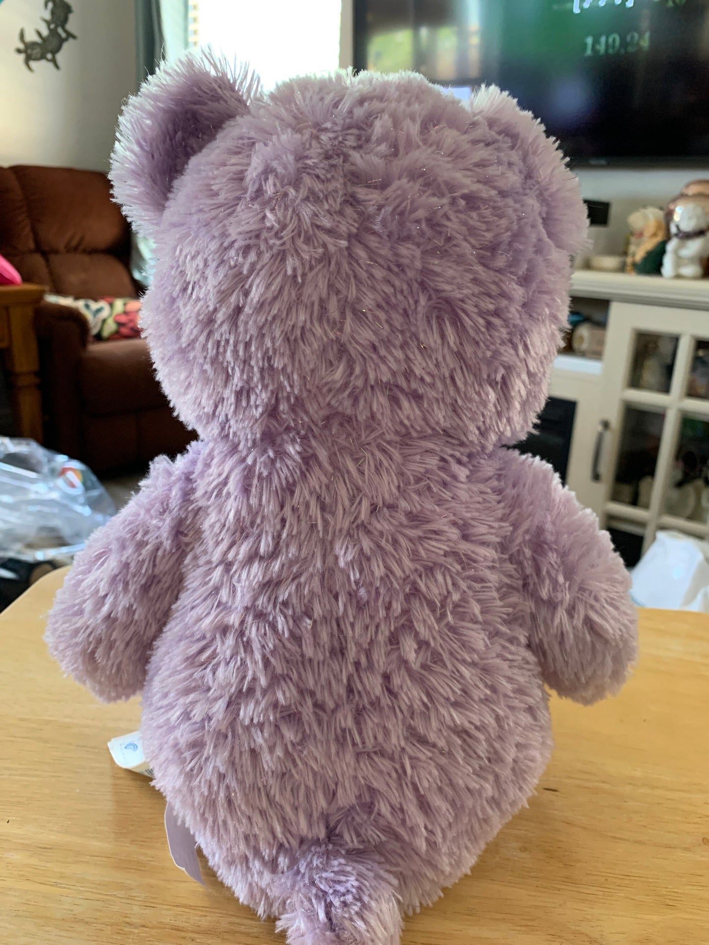 Build A Bear Purple Ana Frozen Teddy Bear Plush