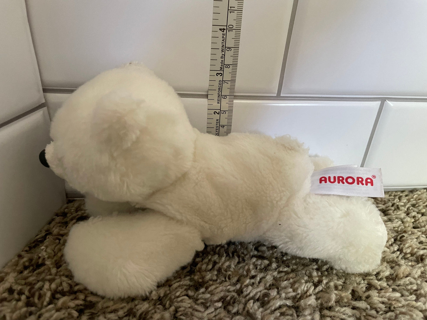 Aurora White Polar Bear Plush Small