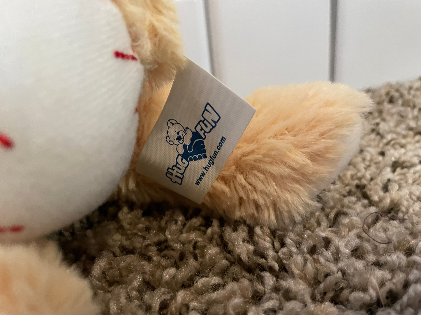 Hugfun bunny and baseball plush
