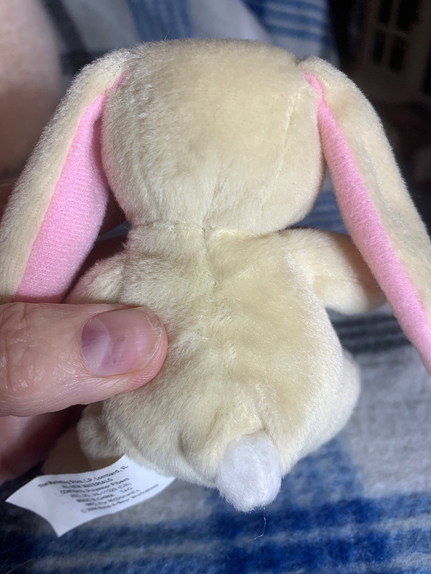 McDonalds Small Build a Bear Karate Bunny Rabbit. Extra Small with no GI