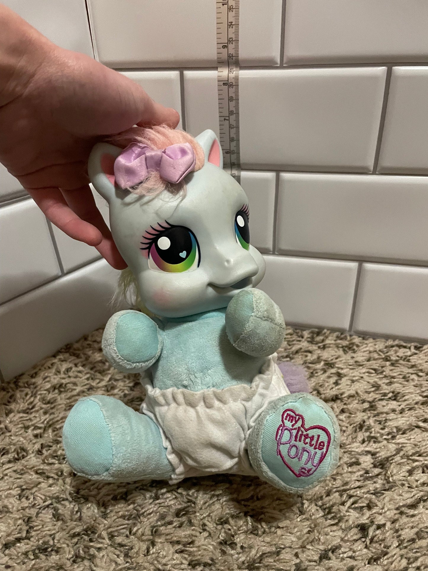 My little pony baby rainbow dash plush