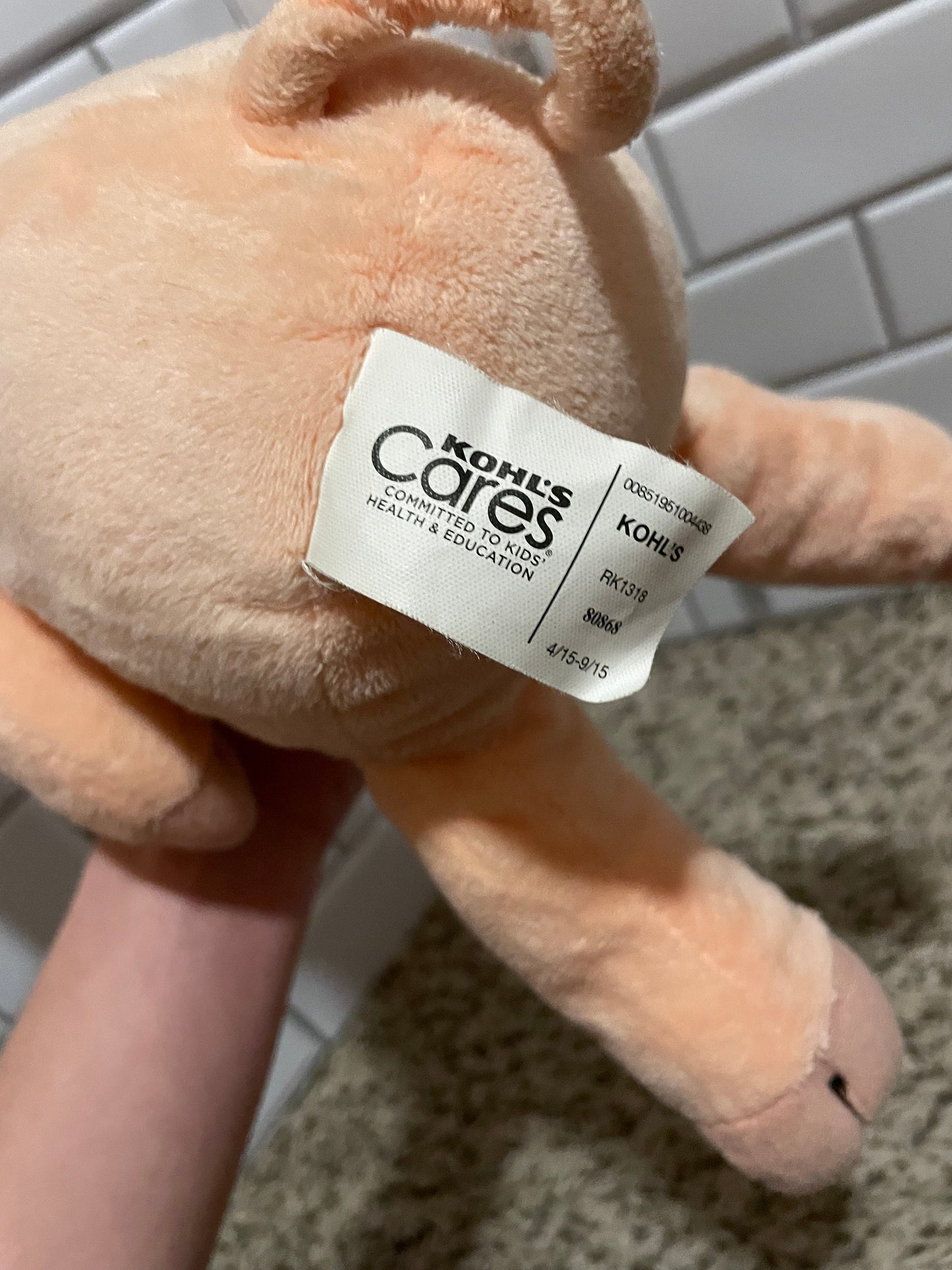Kohls Cares If You Give a Pig a Pancake Plush