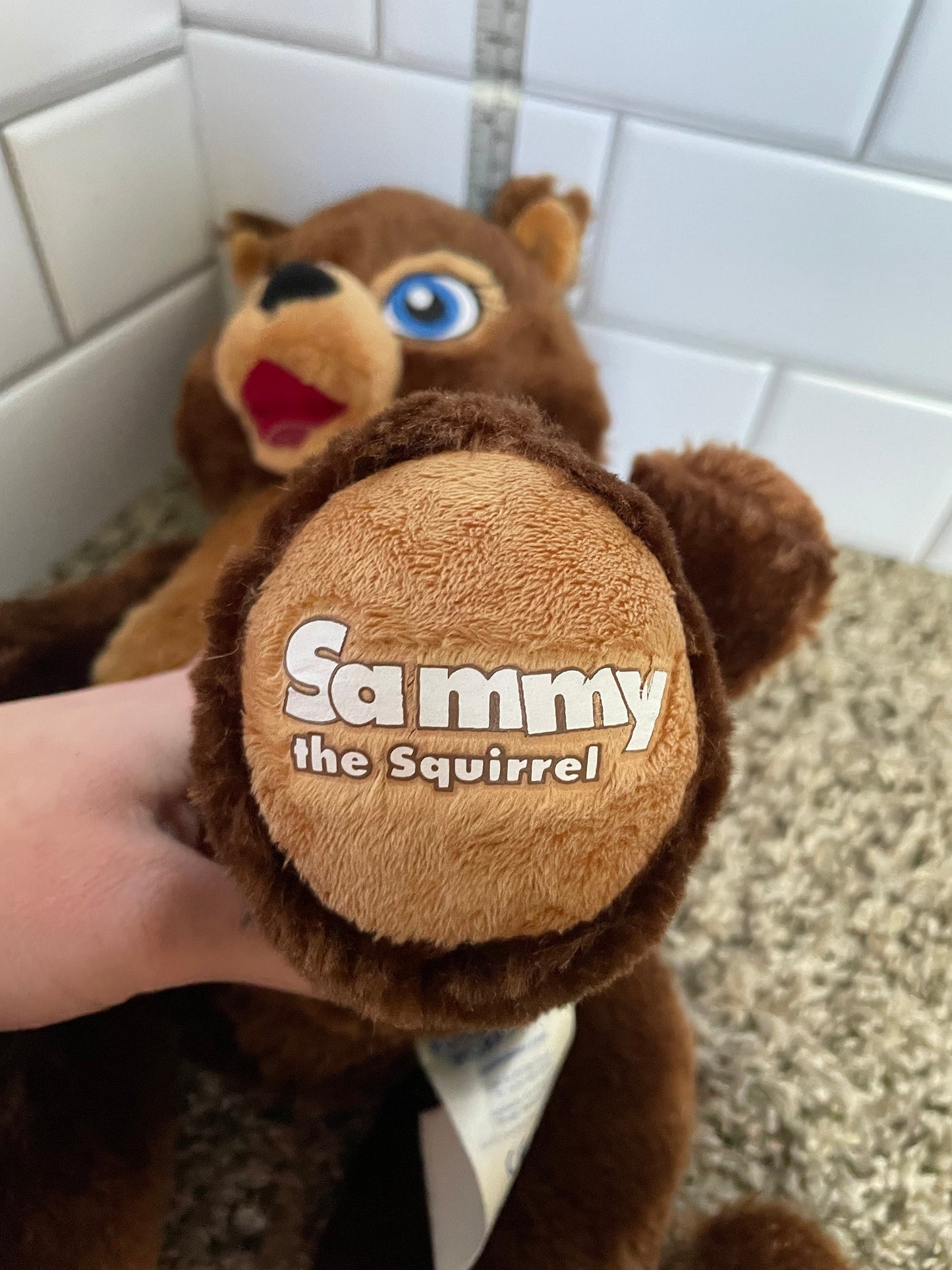 Build A Bear Brown and Brown Sammy The Squirrel Plush
