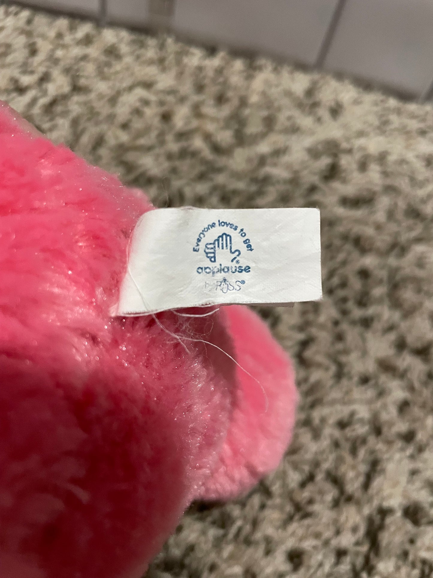 Russ Berrie Applause Pink Monkey Plush