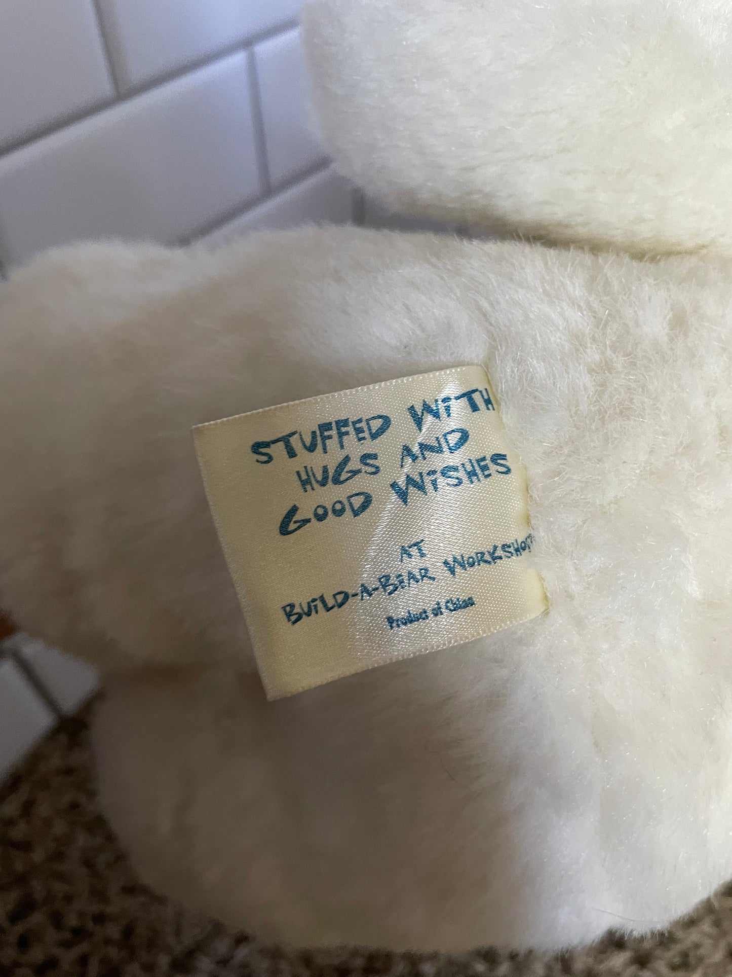 Build A Bear White Baby’s First Teddy Bear Plush