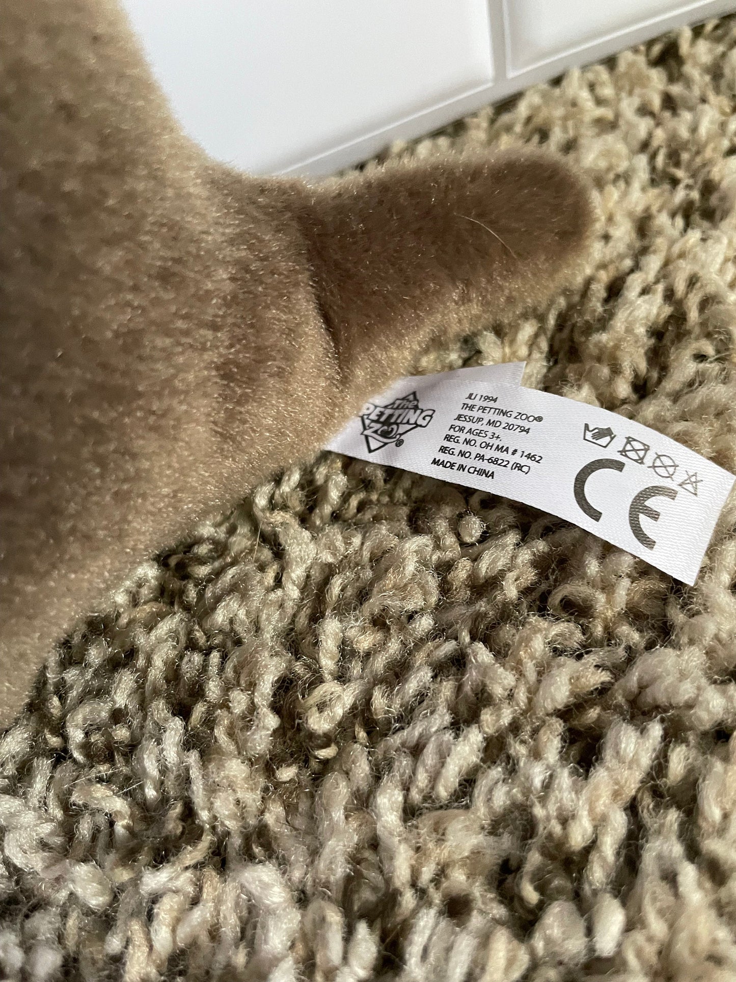 The petting zoo Small Brown River Otter plush