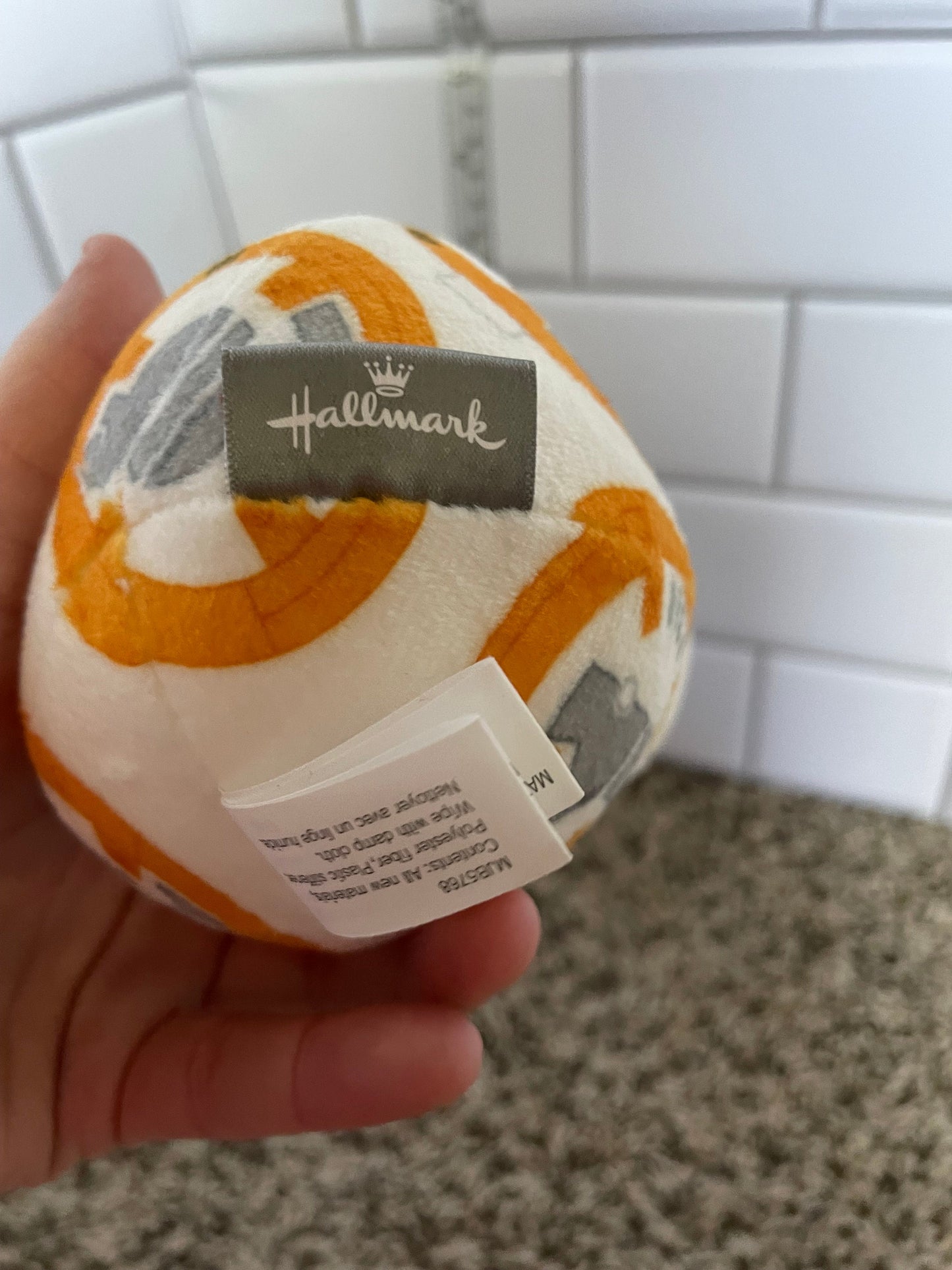 Hallmark Orange And White BB-8 Plush