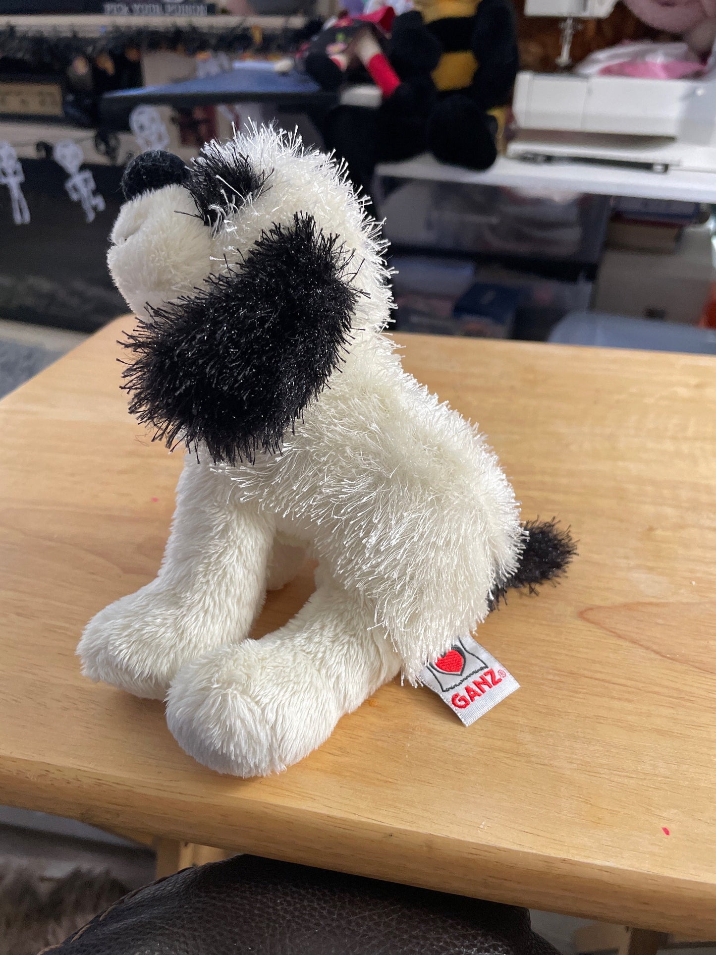 Webkinz Lil Kinz Cheeky Dog Plush, Black and White (No Code)