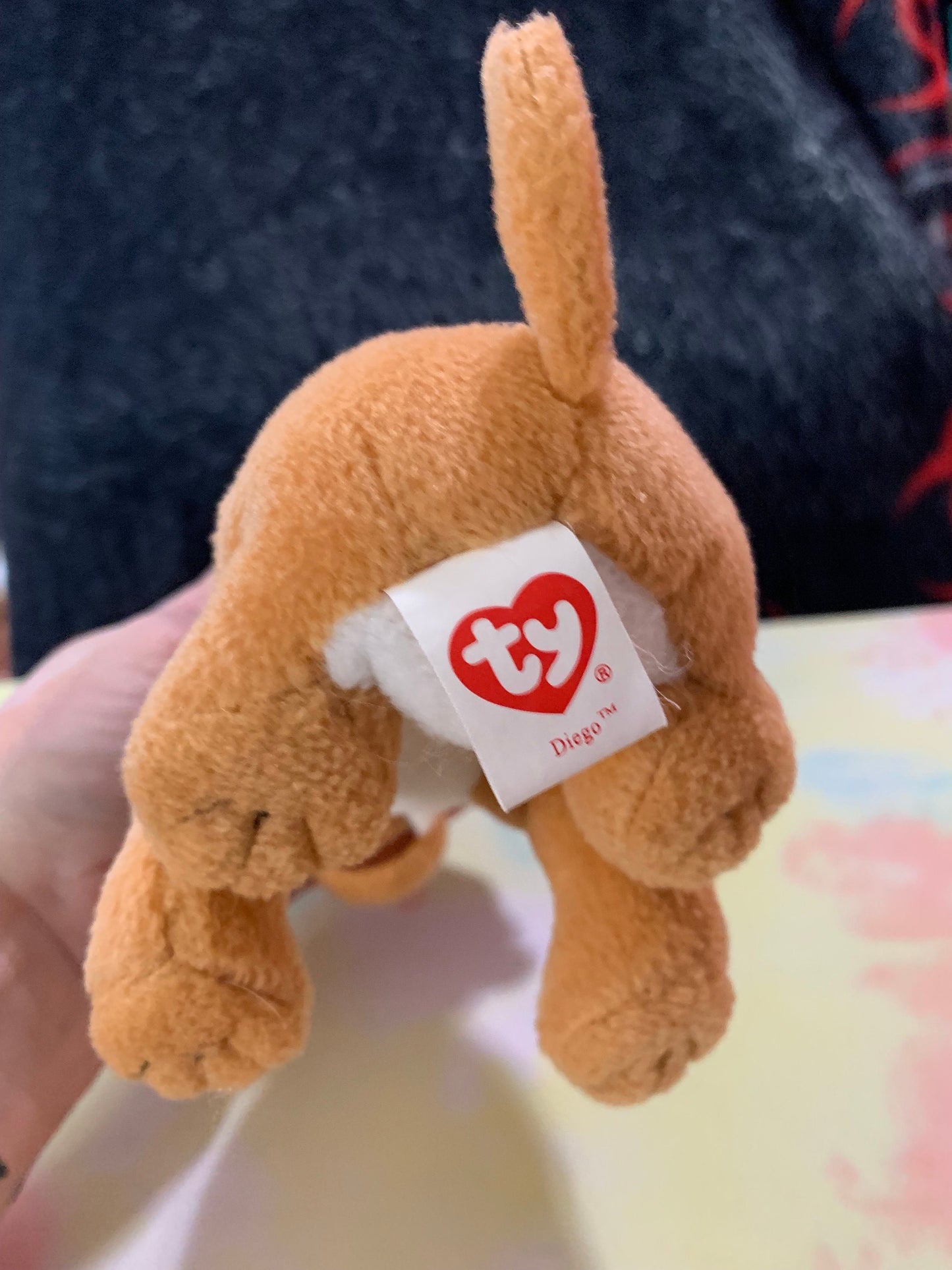 Ty Beanie Baby Diego Ice Age Movie Rare. No hang tag