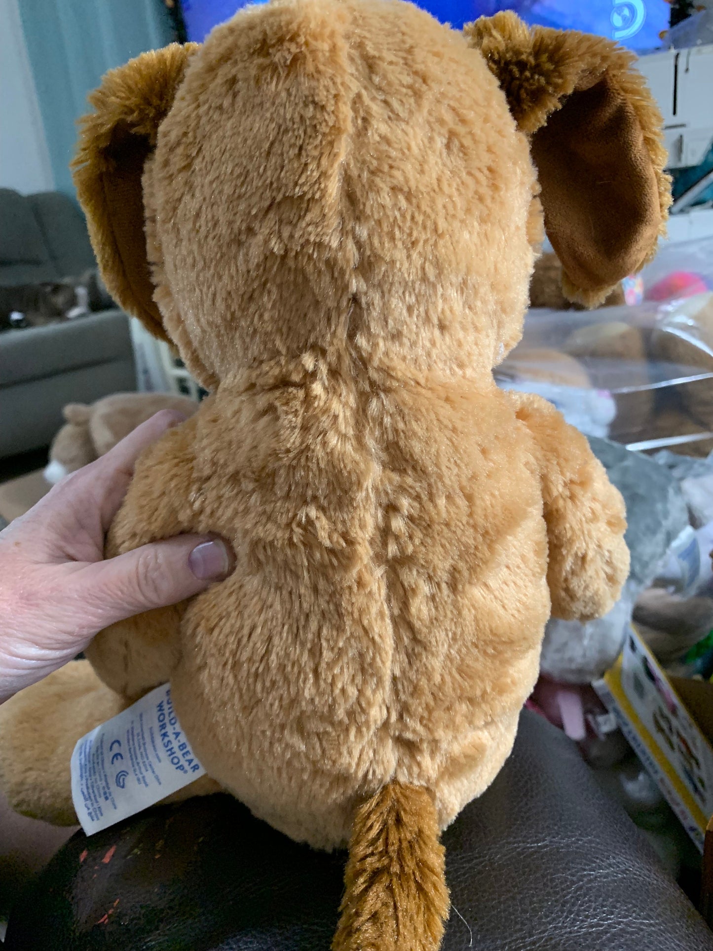 Build A Bear Light Brown Chocolate Chunk Puppy Dog Plush