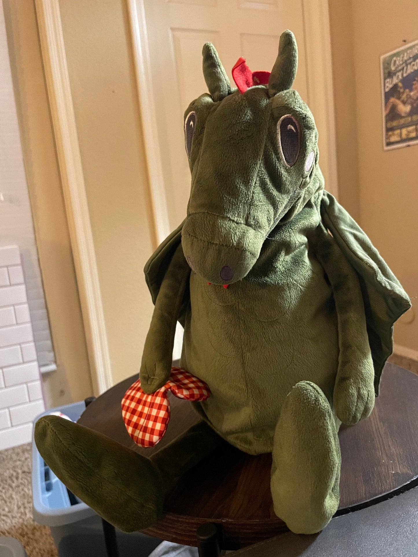 Ikea Flygdrake Green Dragon Plush