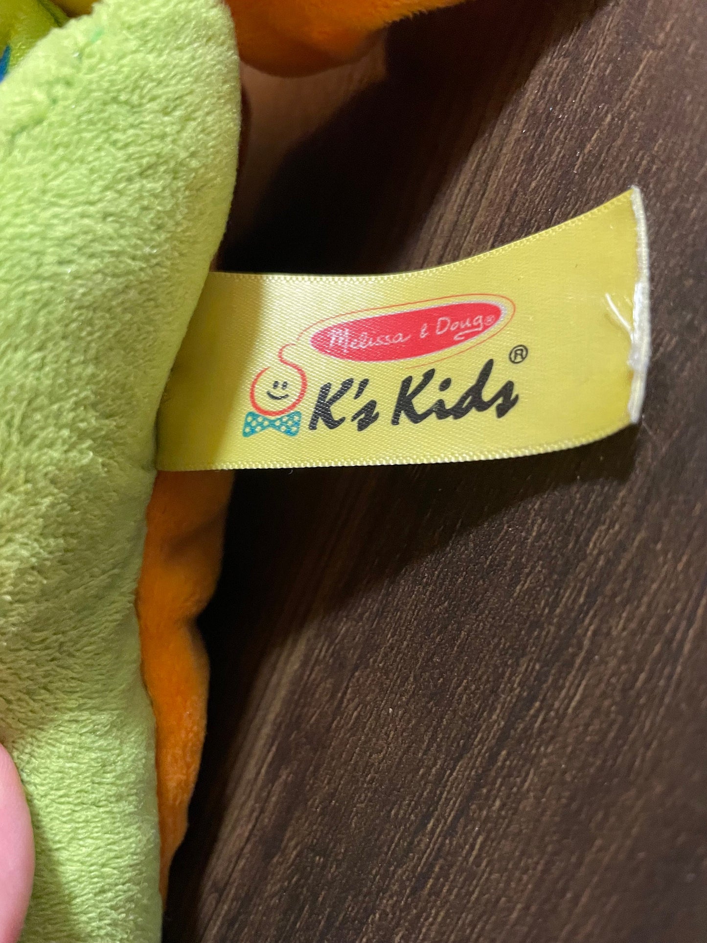 Melissa & Doug K's Kids Plush Flip Fish Sensory Crinkle Squeak Plush