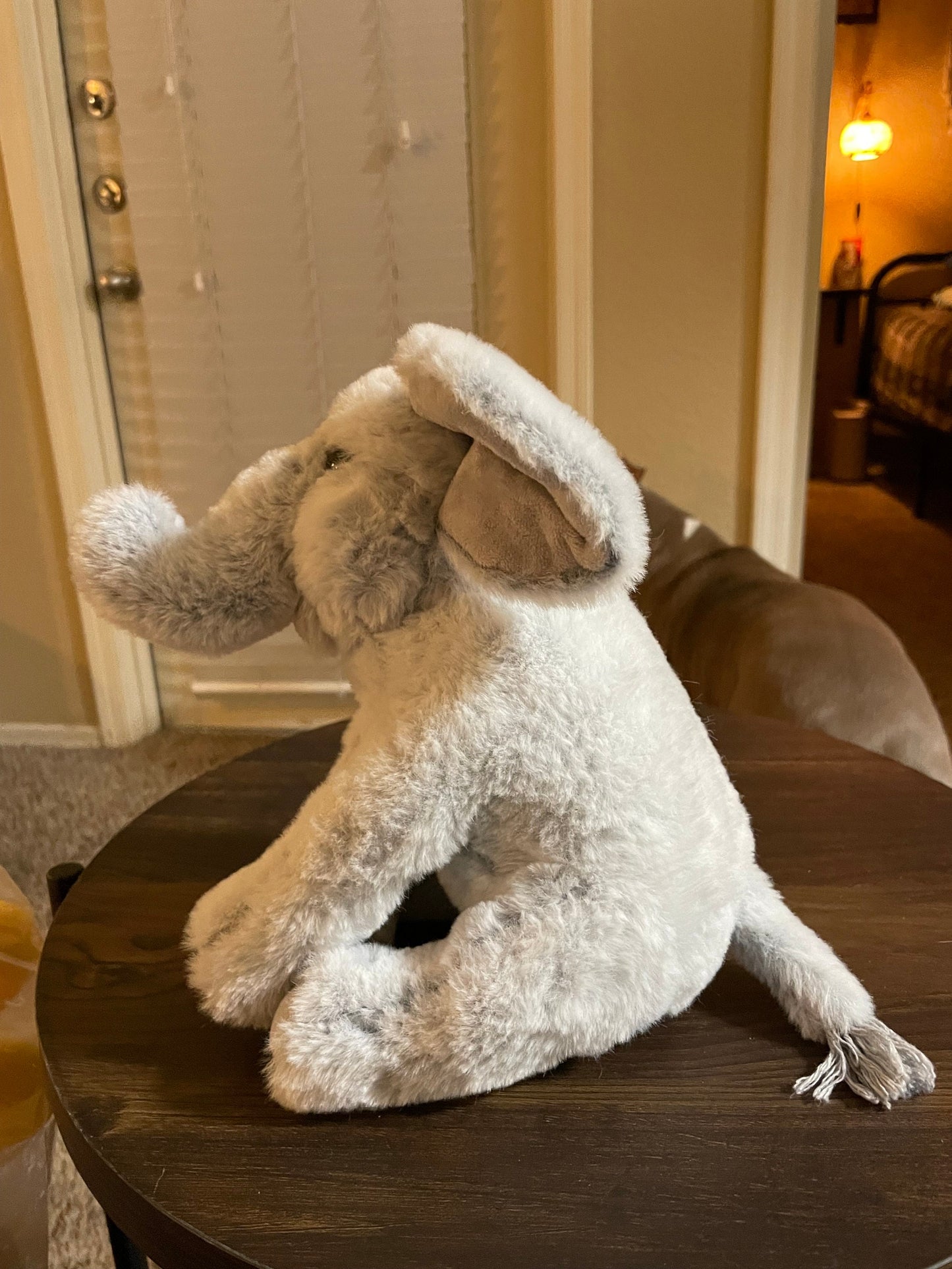 Grey soft elephant plush